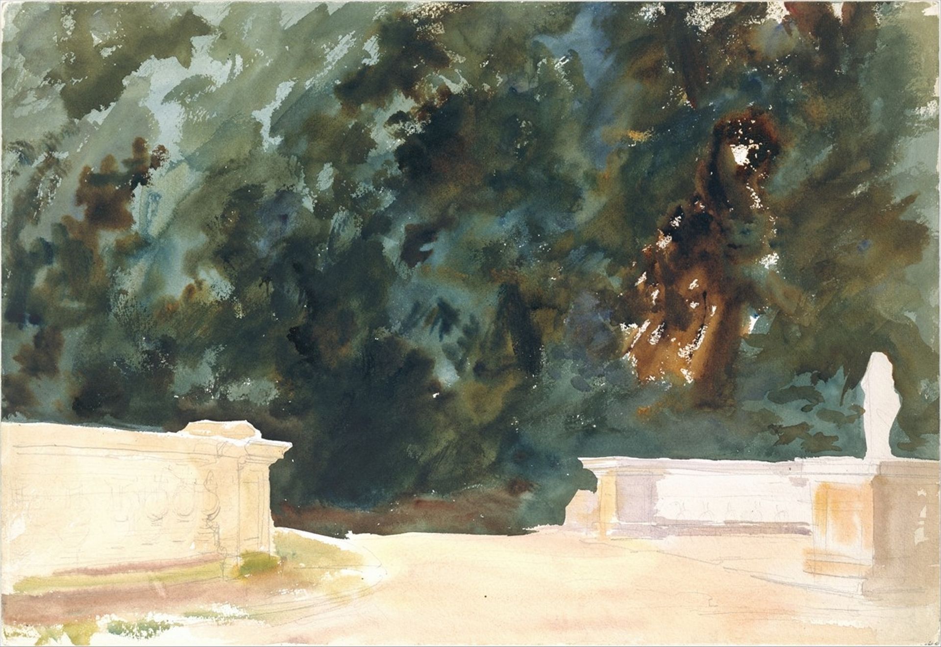 Terrace and Gardens by John Singer Sargent