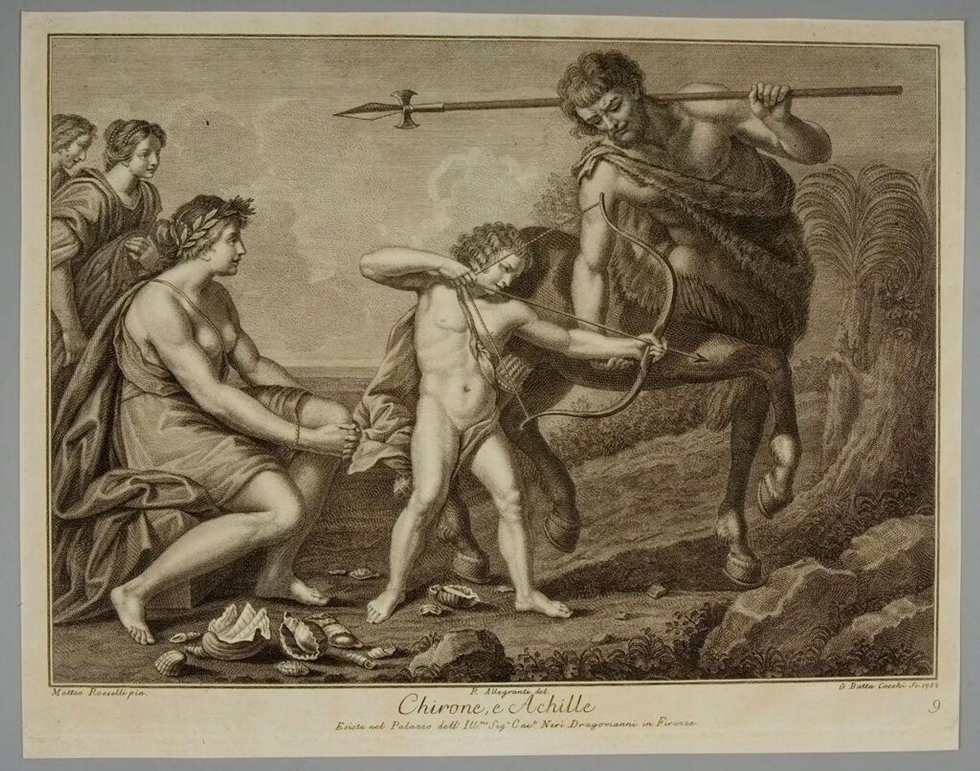 Chiron and Achilles by Giovanni Battista Cecchi