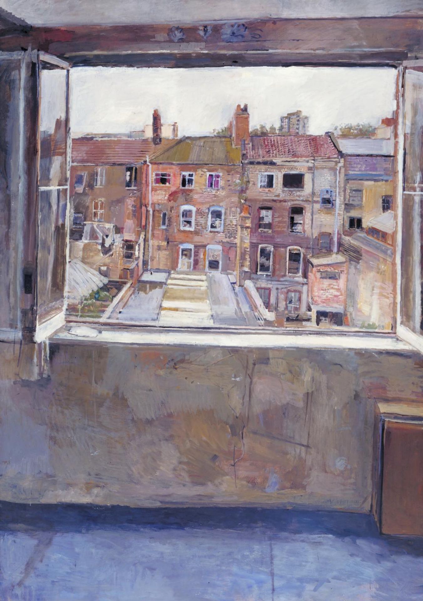 Open Window, Spitalfields by  Anthony Eyton