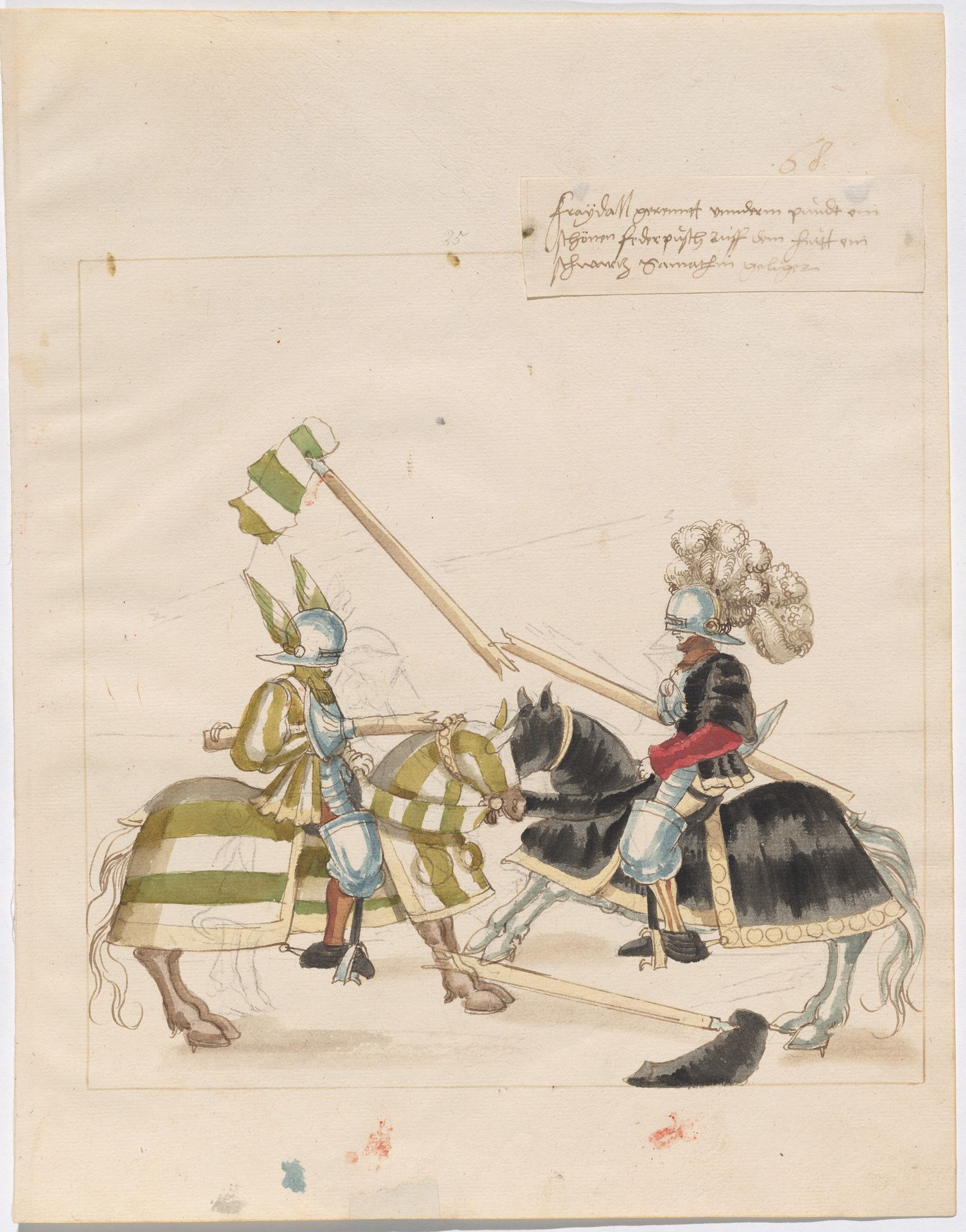 Mock Joust of War with Flying Shields by Anonymous
