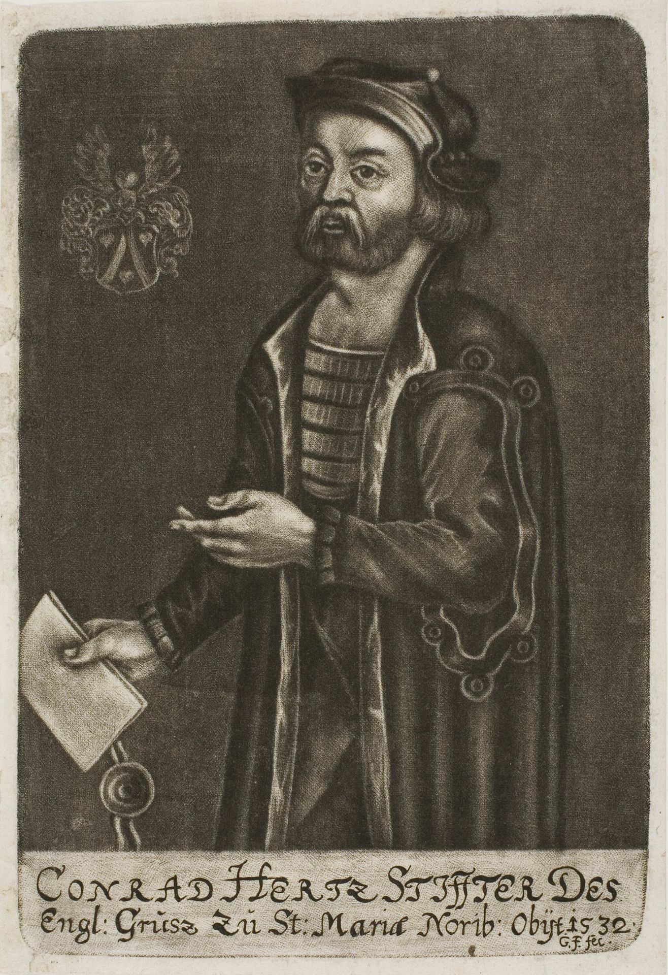 Conrad Hertz, Stiffter by Georg Fennitzer