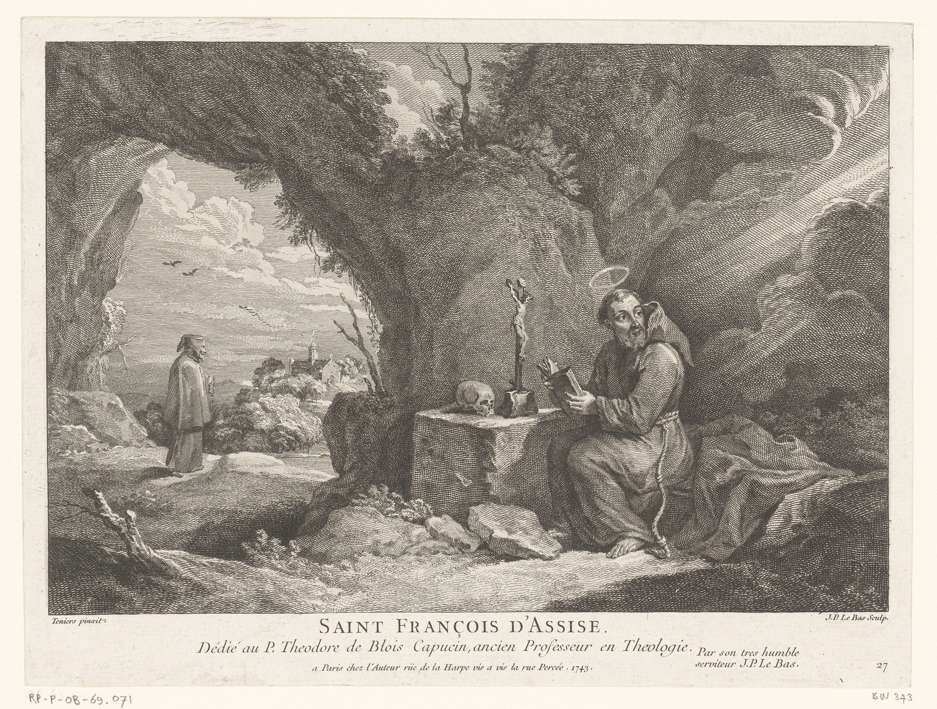 H. Franciscus by Jacques Philippe Le Bas