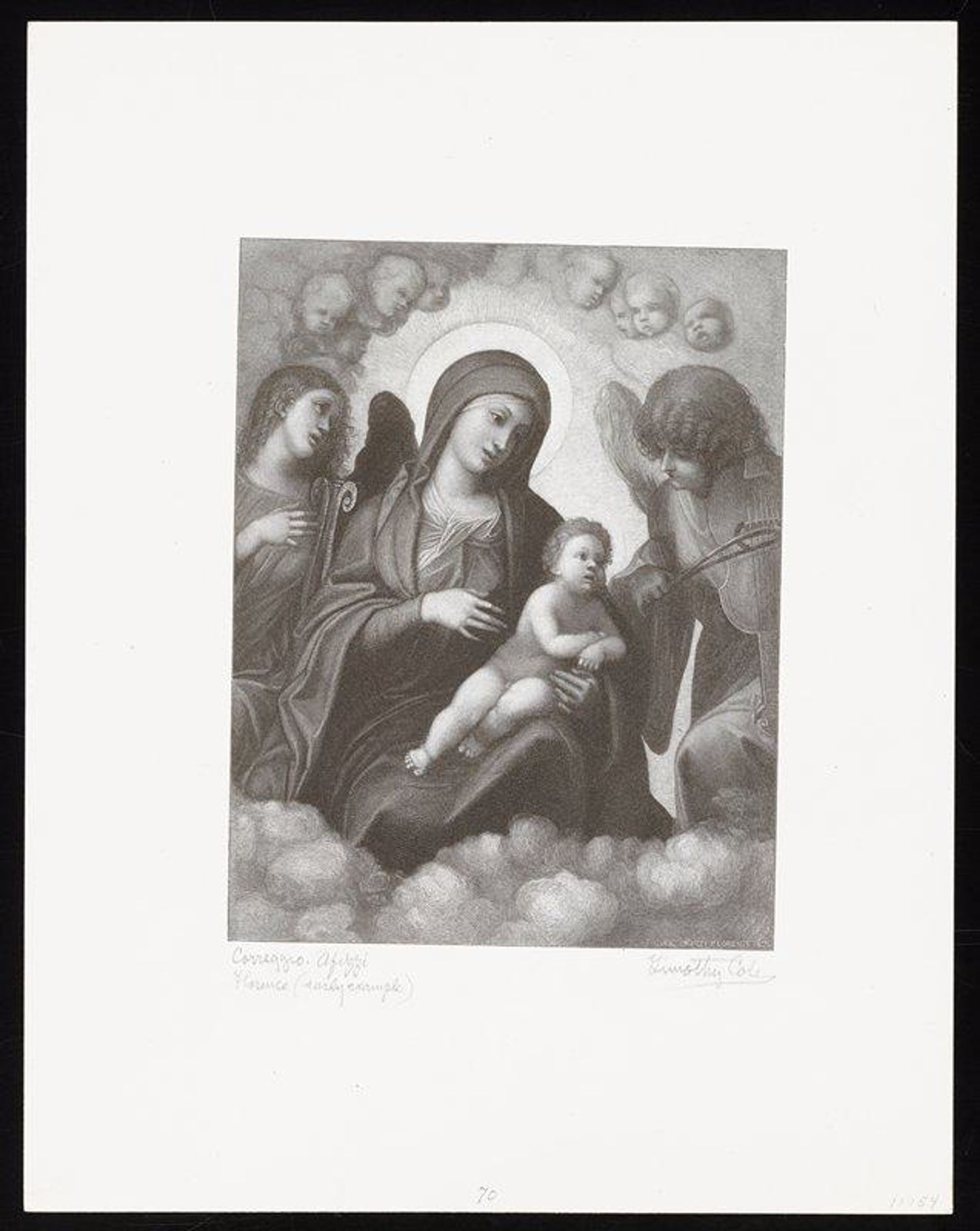Madonna and Child in Glory by Timothy Cole