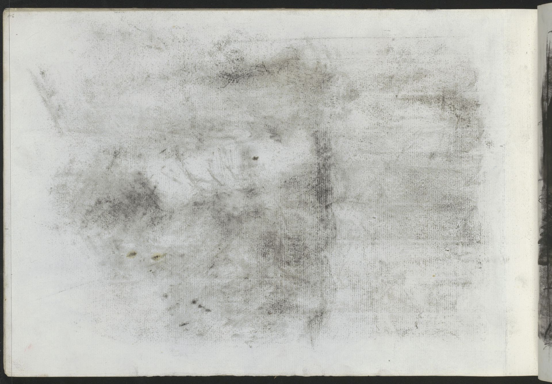Abklatsch van de tekening op blad 12 recto by Isaac Israels