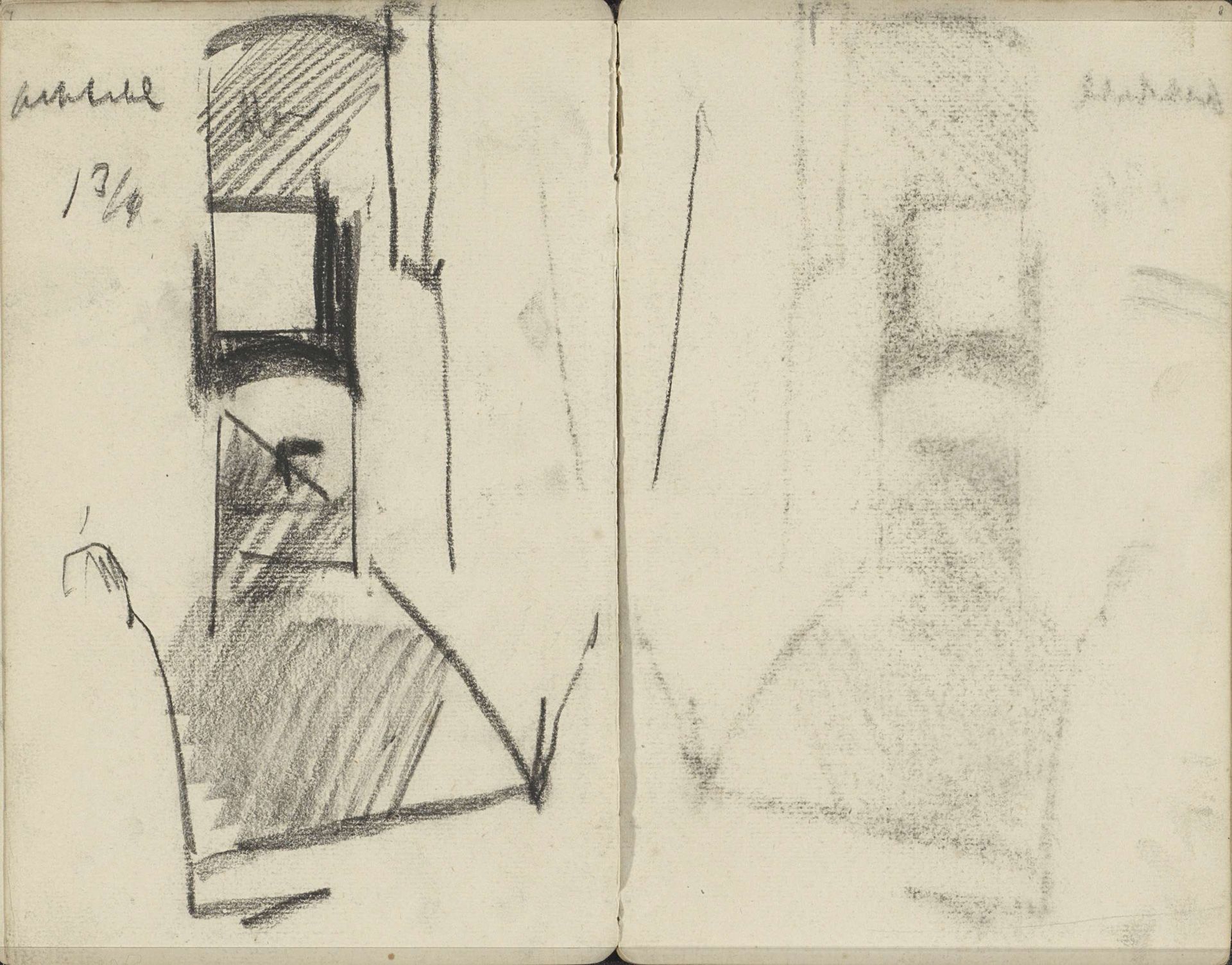 Studie, mogelijk van een poort by George Hendrik Breitner