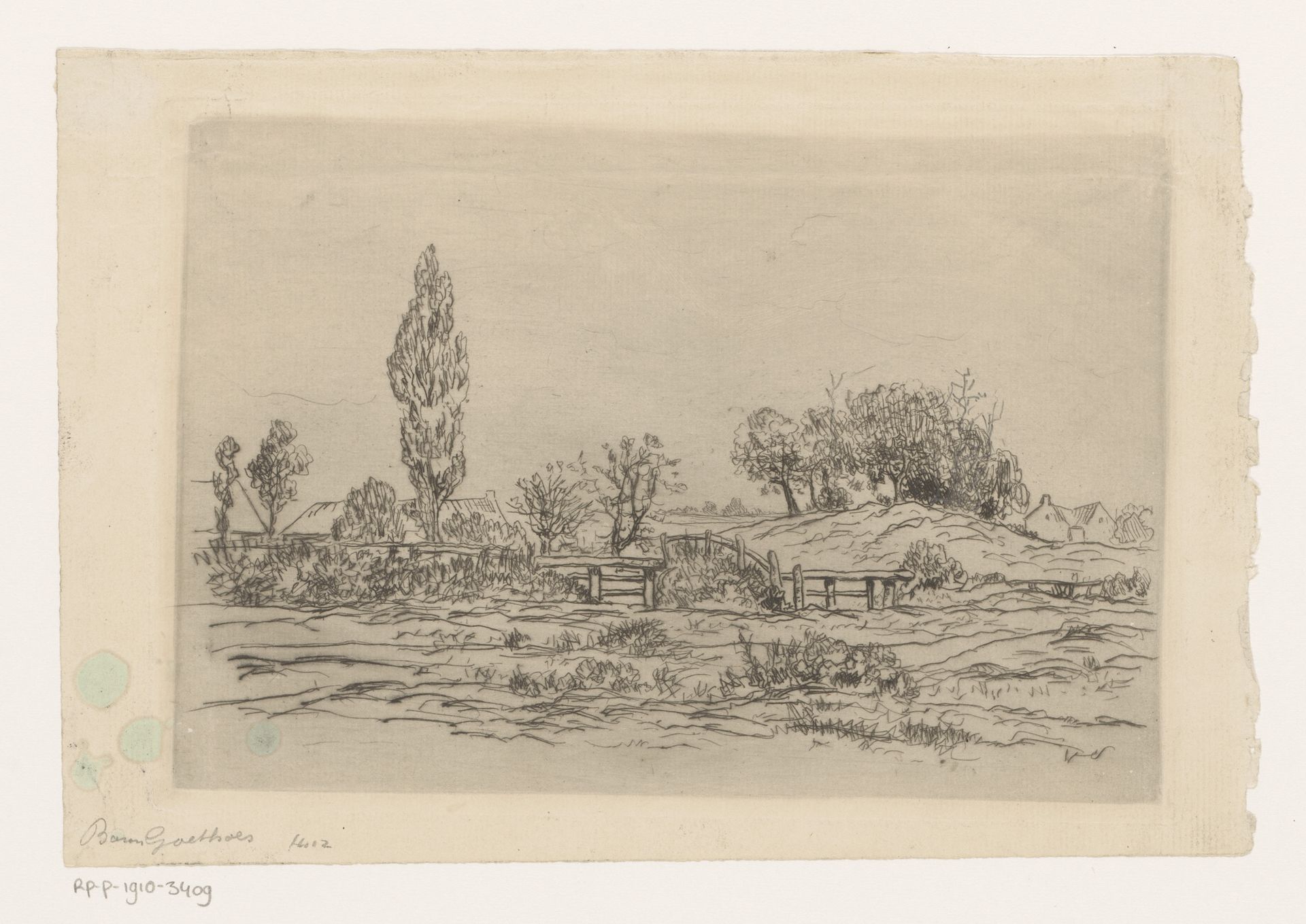 Gezicht bij Nieuwpoort by Jules Marie Armand Goethals
