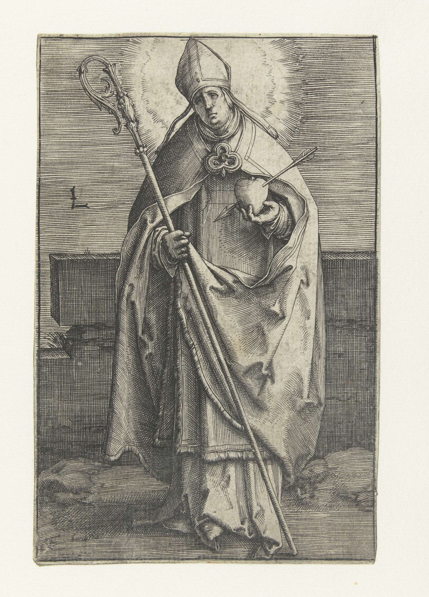 De heilige Gerardus by Lucas van Leyden
