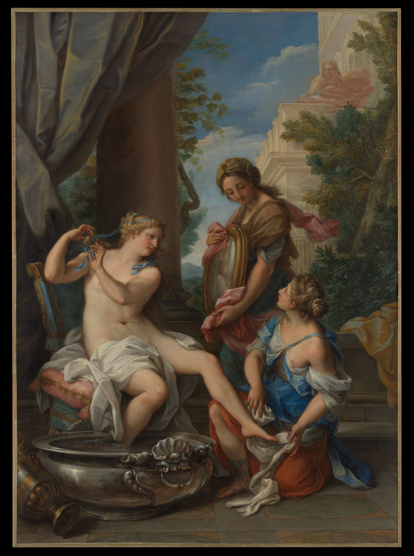 Bathsheba at Her Bath by Giuseppe Bartolomeo Chiari