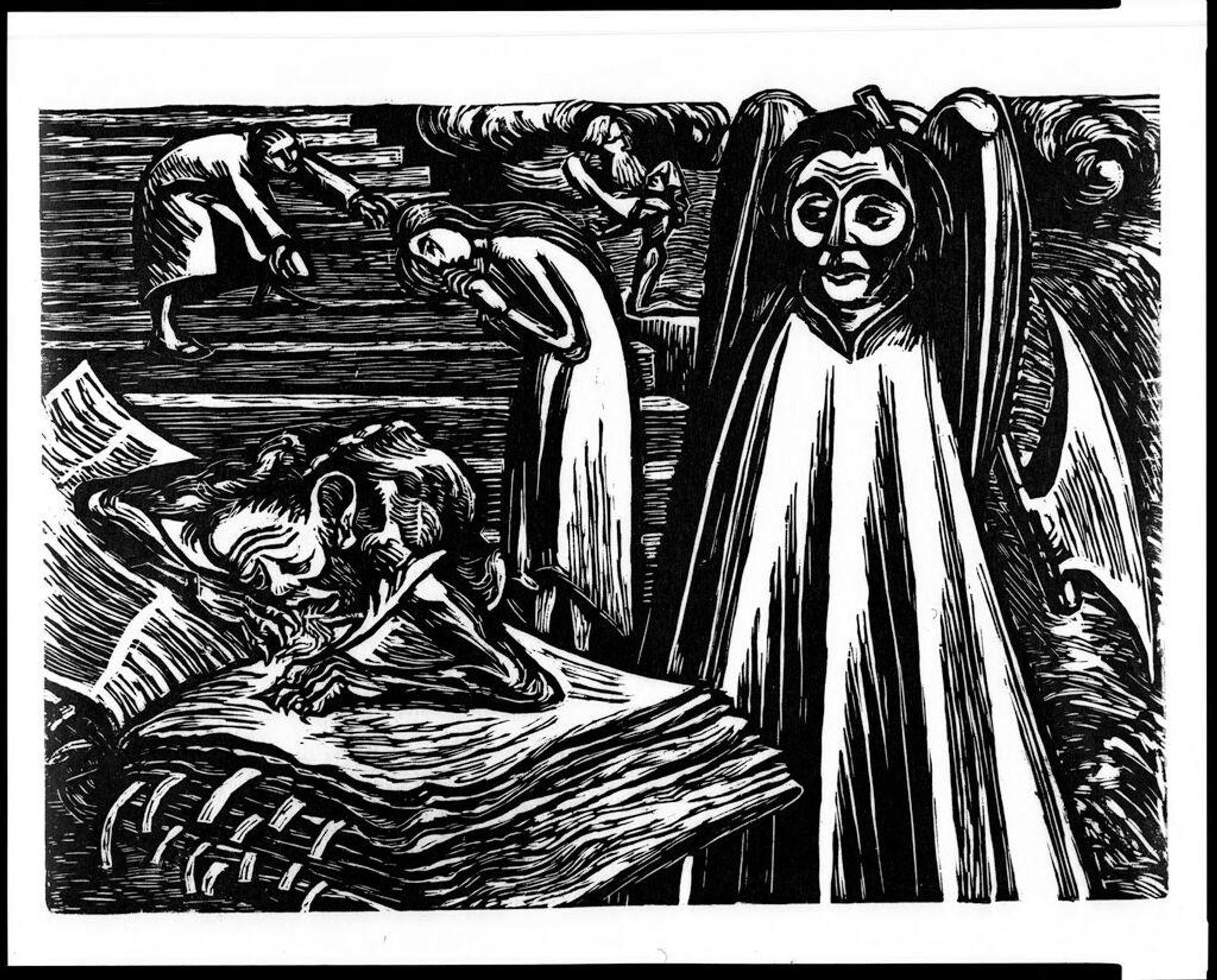 Let All Old Scores be Forgotten, from the portfolio "Ode to Joy" by Ernst Barlach