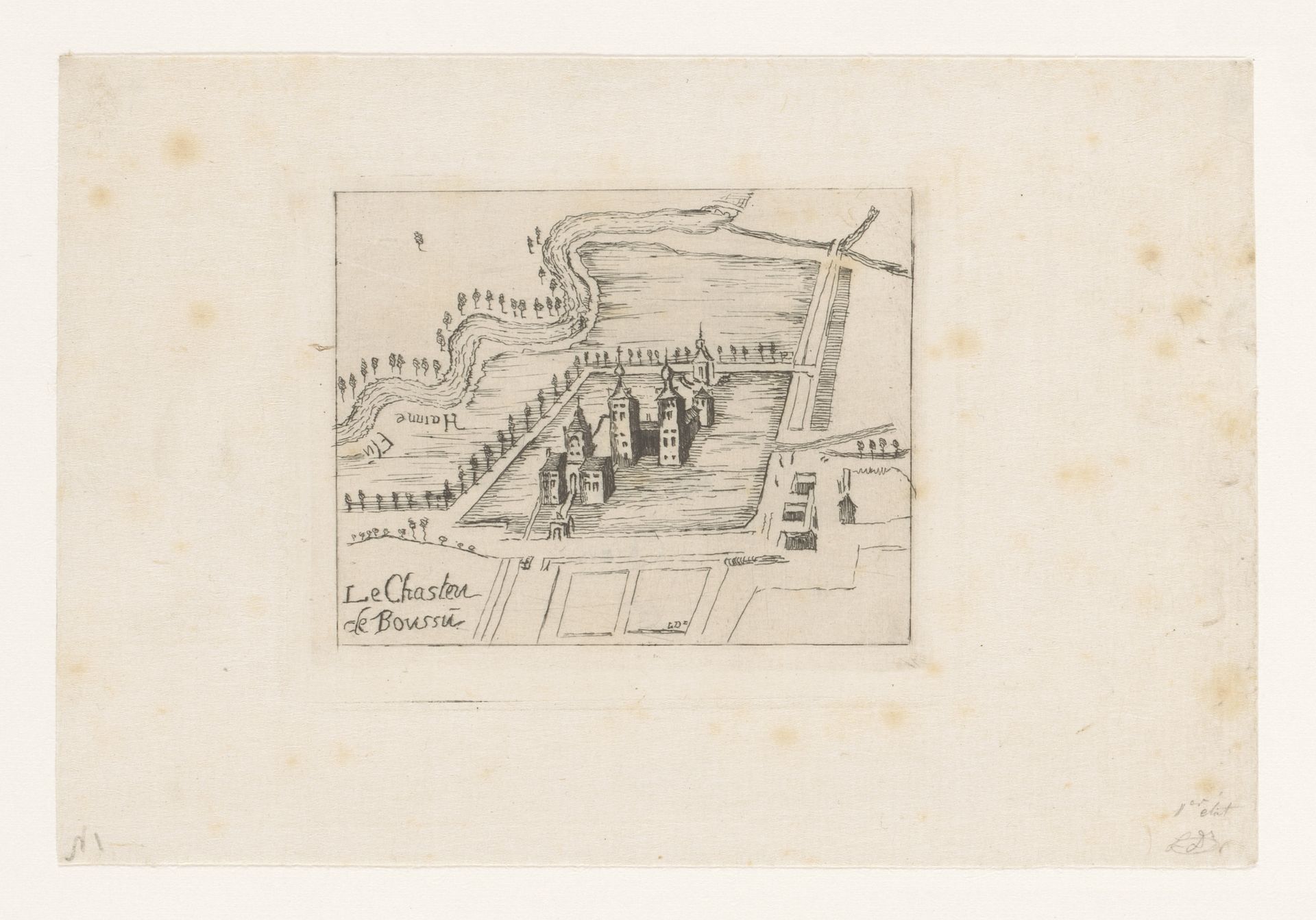Kasteel van Boussu by Léon Dolez