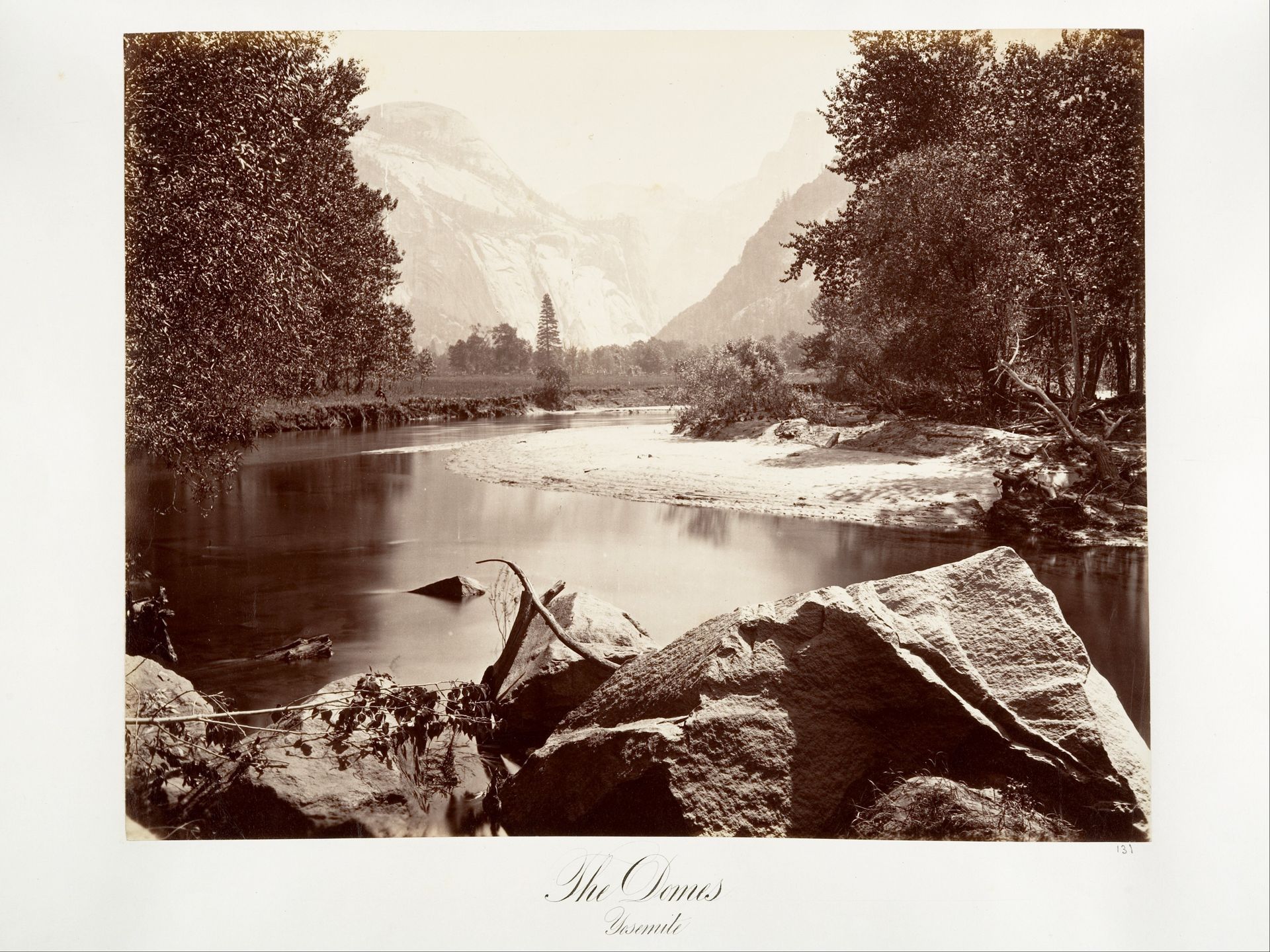 The Domes, Yosemite by Carleton E. Watkins