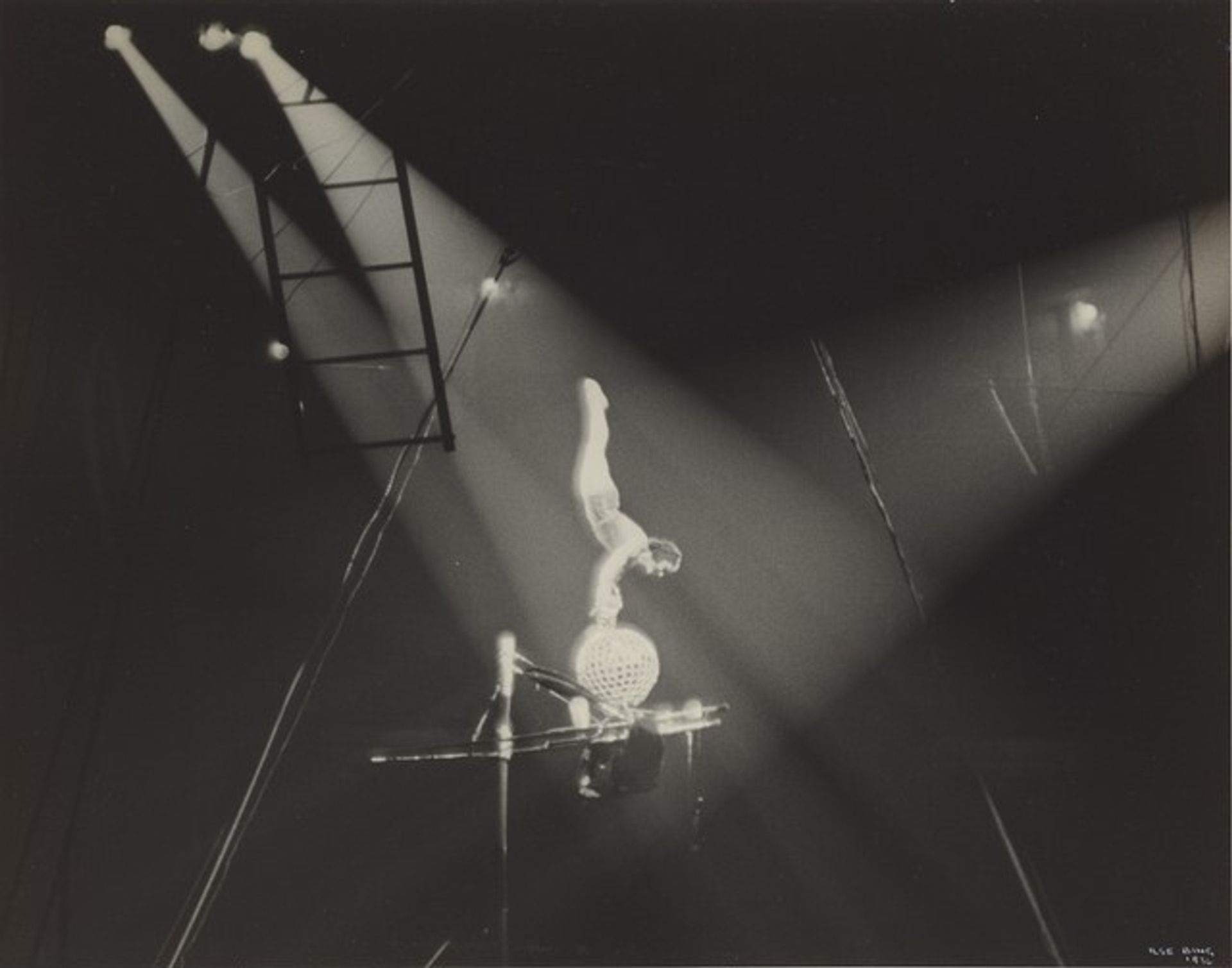 Circus Acrobat, New York by Ilse Bing