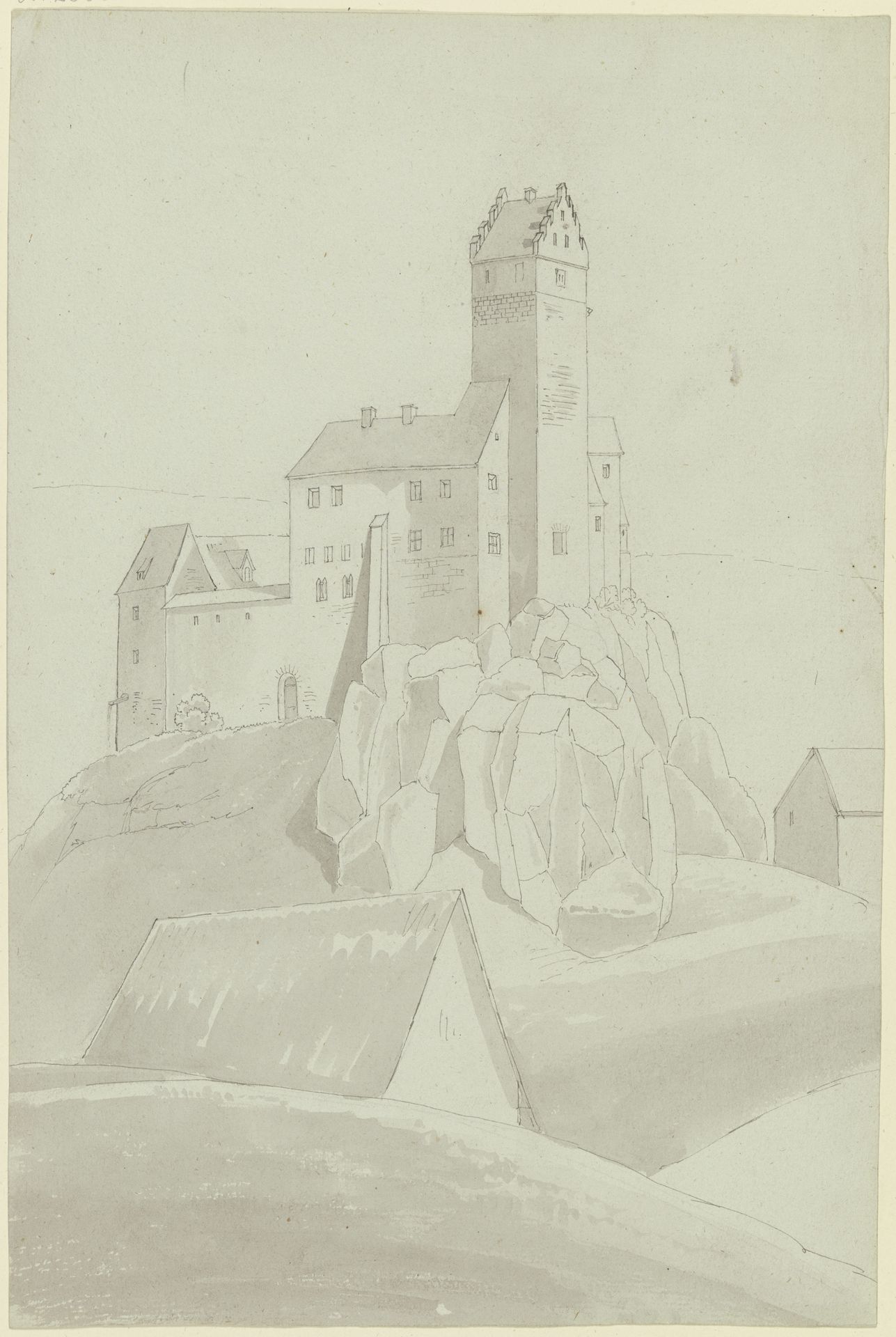 Burg Katzenstein bei Frickingen by Karl Ballenberger
