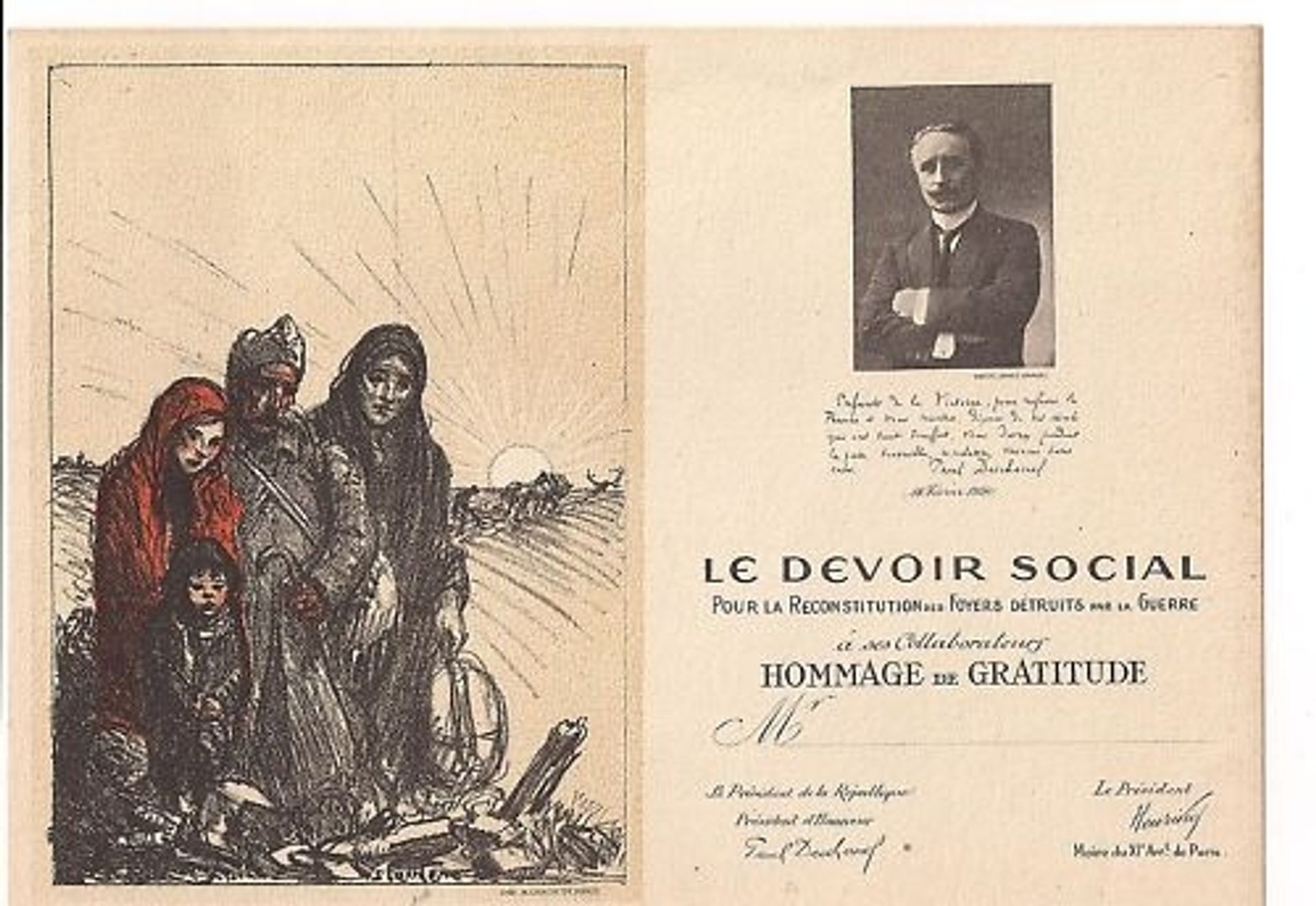 Le Devoir Social by Théophile Alexandre Steinlen