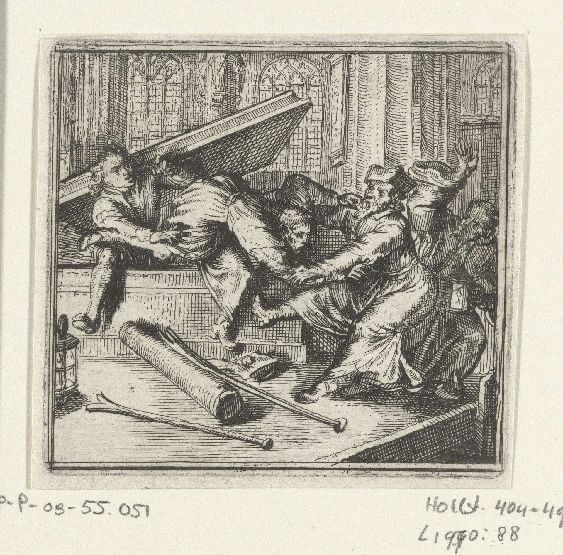 Illustratie voor de Decamerone van Boccaccio by Romeyn de Hooghe