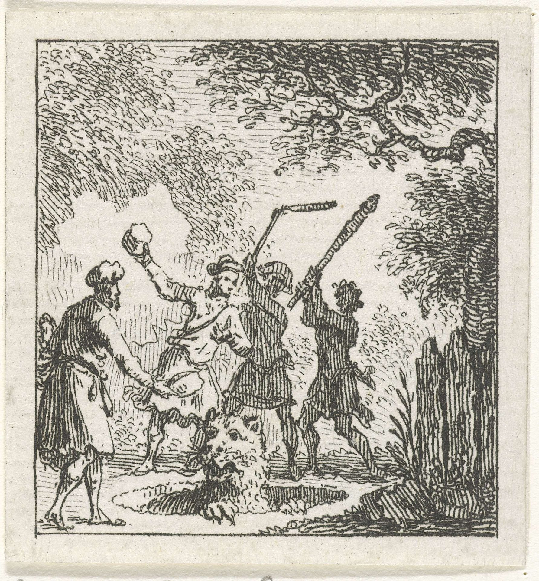 Fabel van de panter en de herders by Simon Fokke