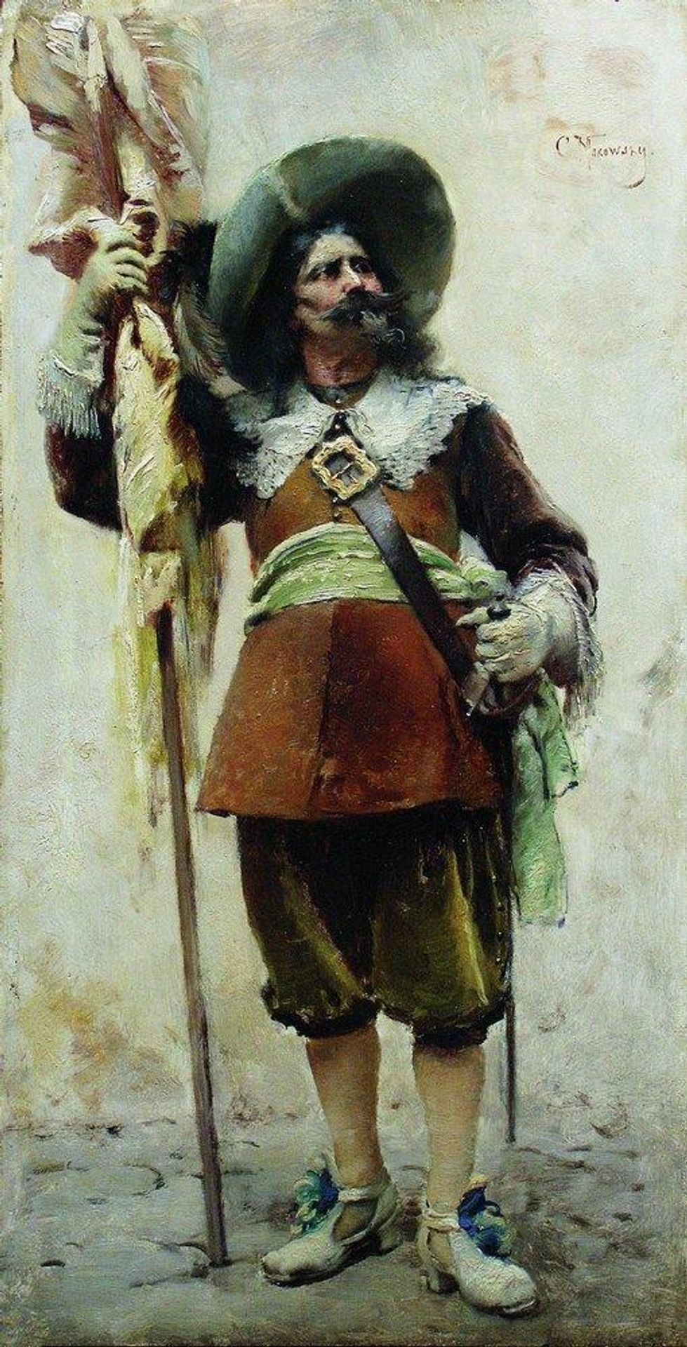 Musketeer by Konstantin Egorovich Makovsky