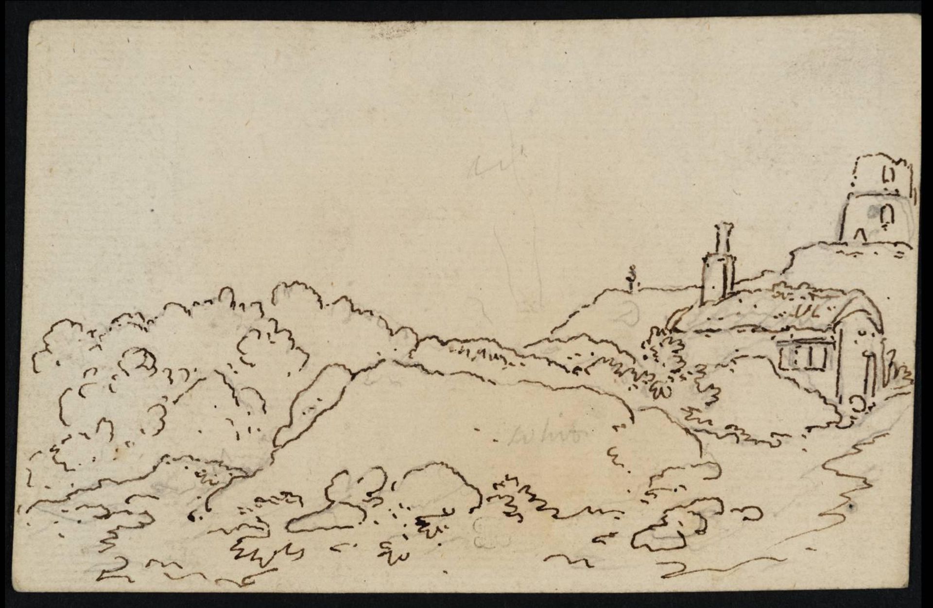 A Lime Kiln at Clifton by  Philip James De Loutherbourg