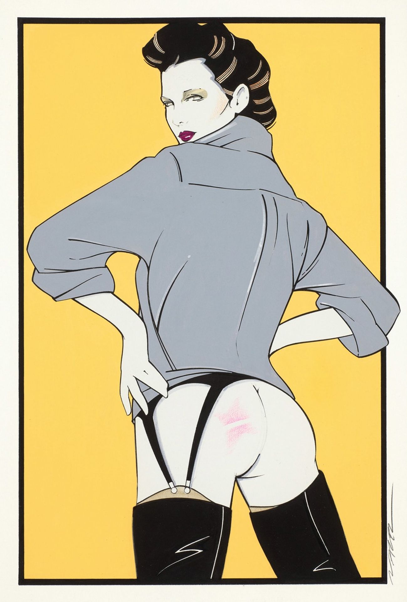 Playboy Forum illustration by Patrick Nagel