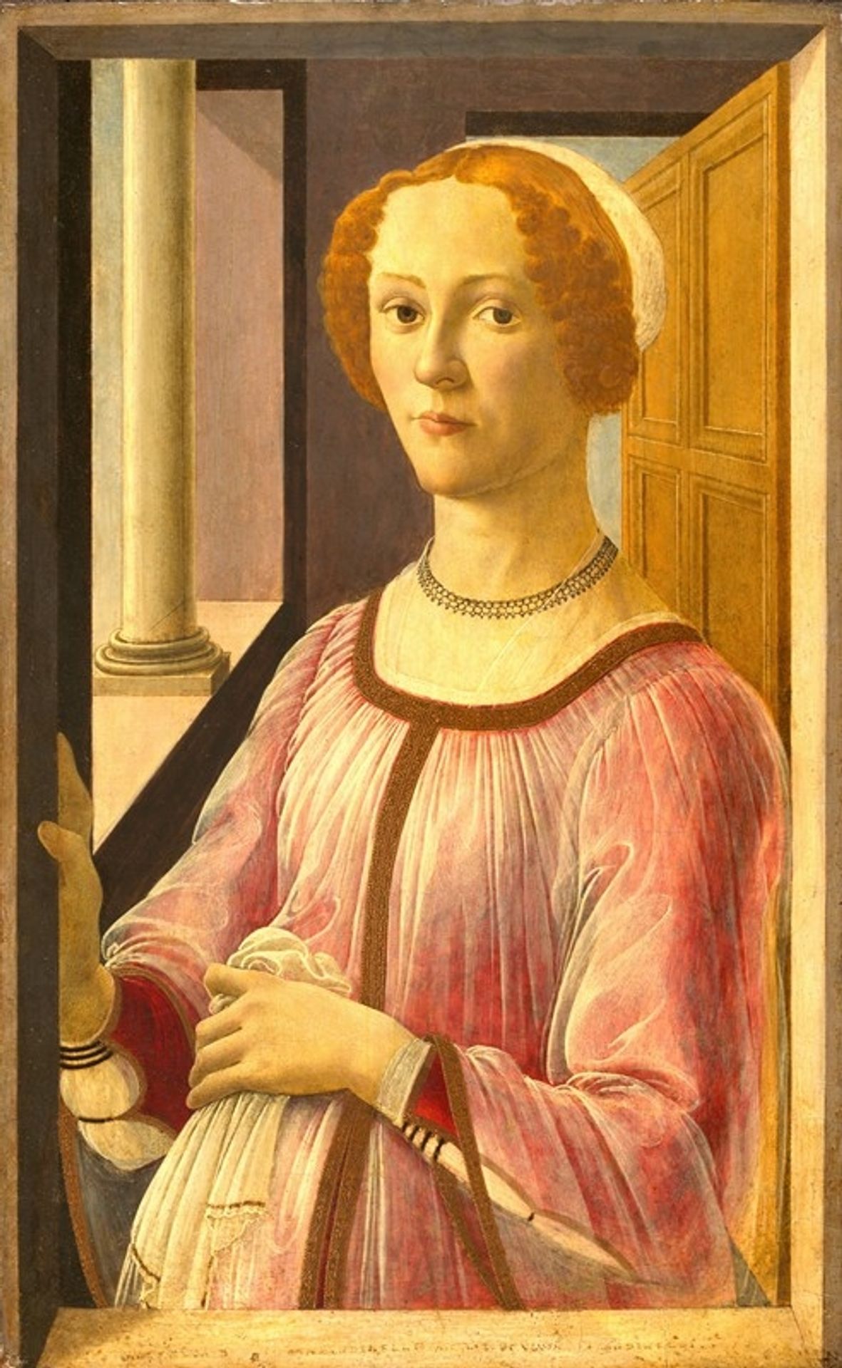 Portrait of Smeralda Bandinelli by Sandro Botticelli