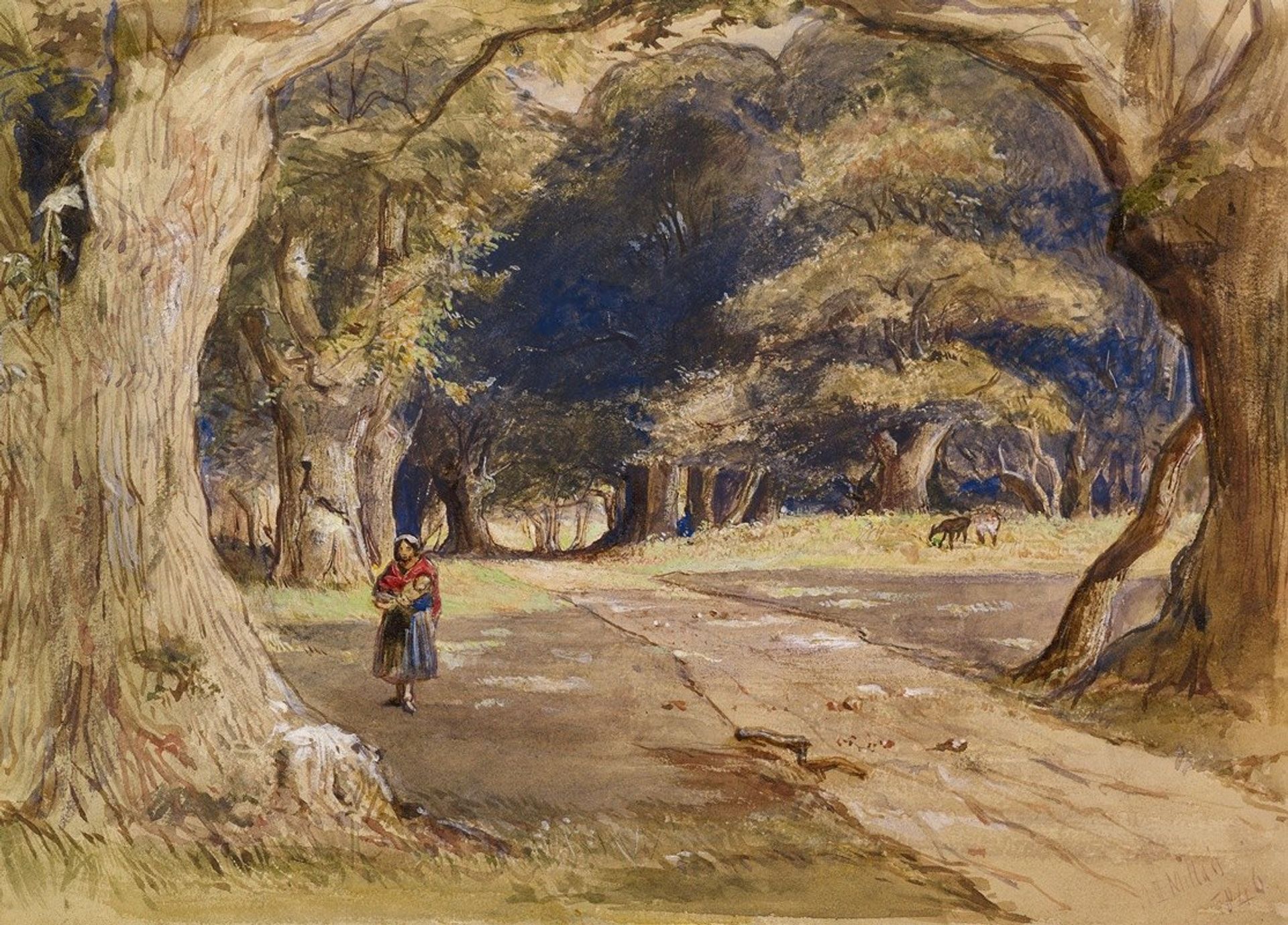 The Gipsy by Sir John Everett Millais