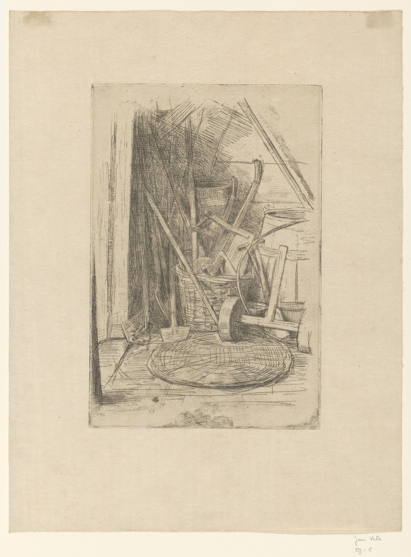 In het berghok by Jan Veth