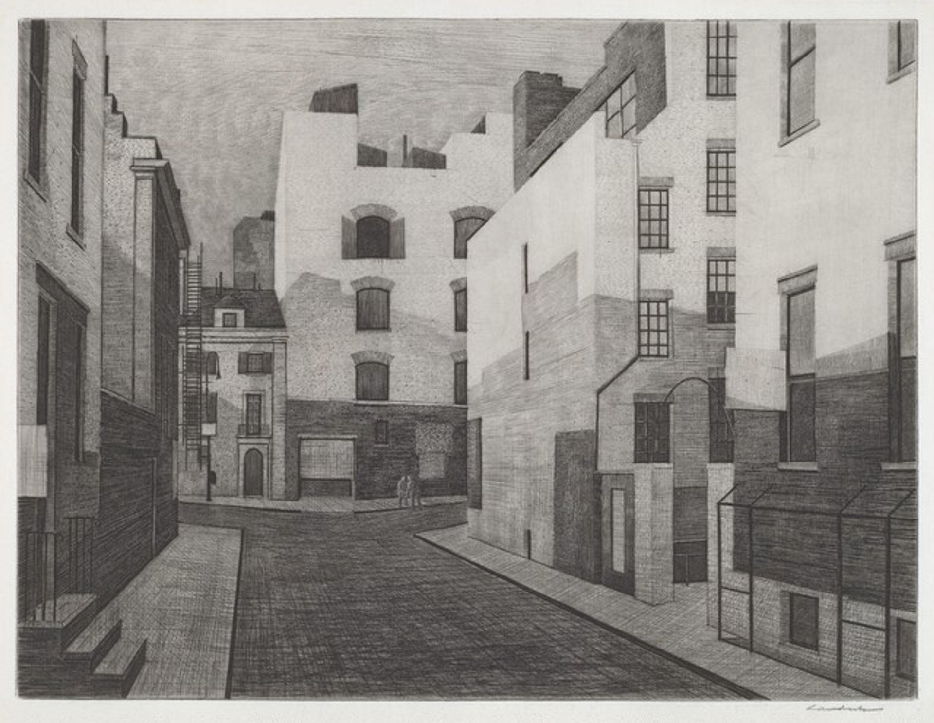 City Lane by Armin Landeck