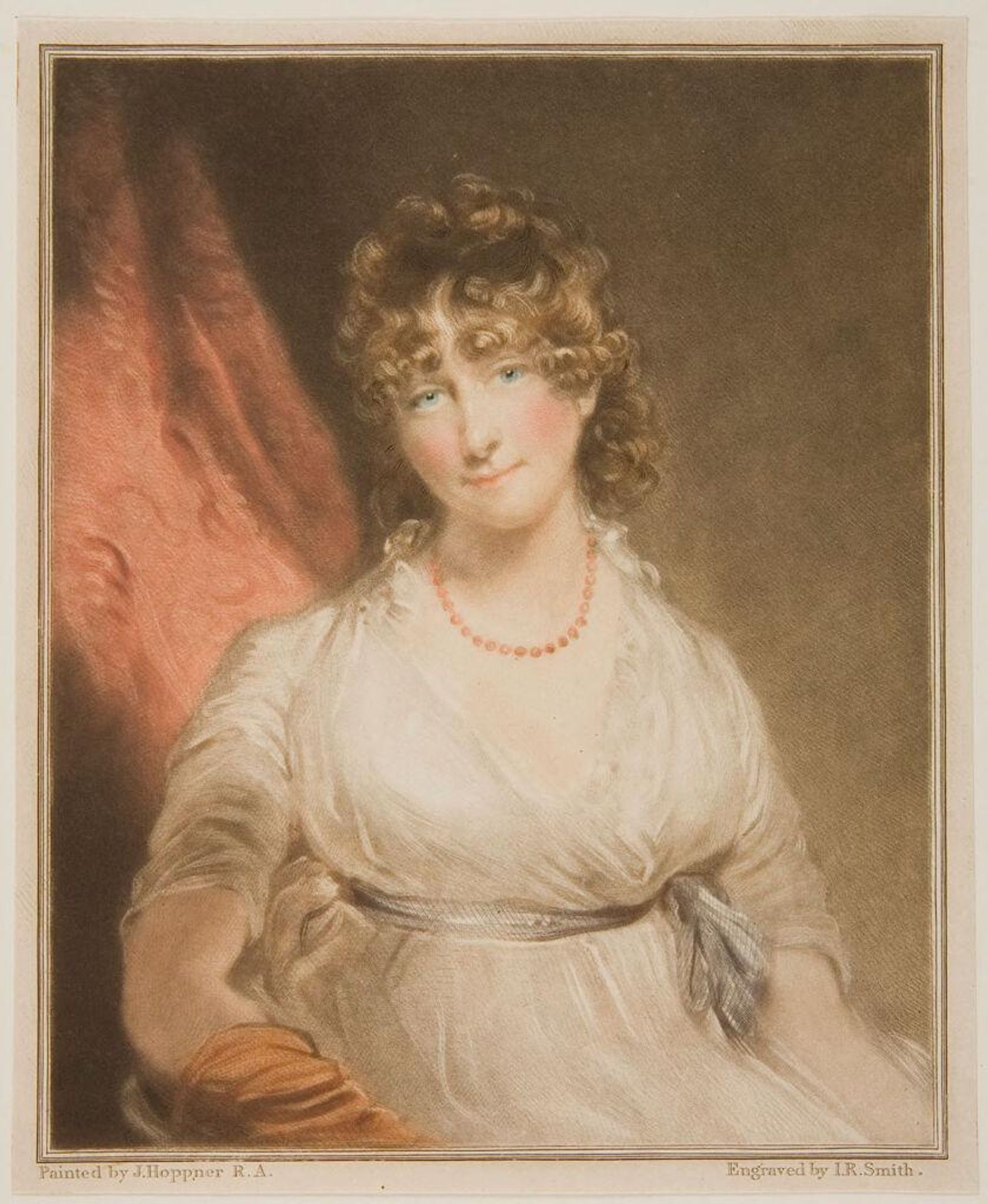 Honourable. Mrs. E. Bouverie by John Raphael Smith
