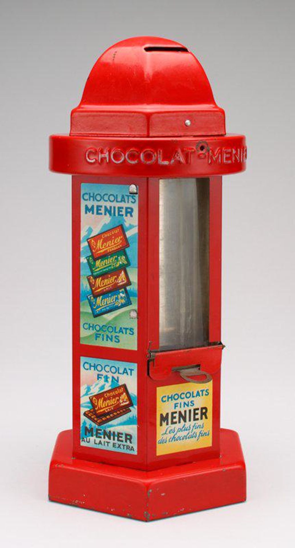 -Chocolats Menier- (vending) mechanical bank by Anonymous