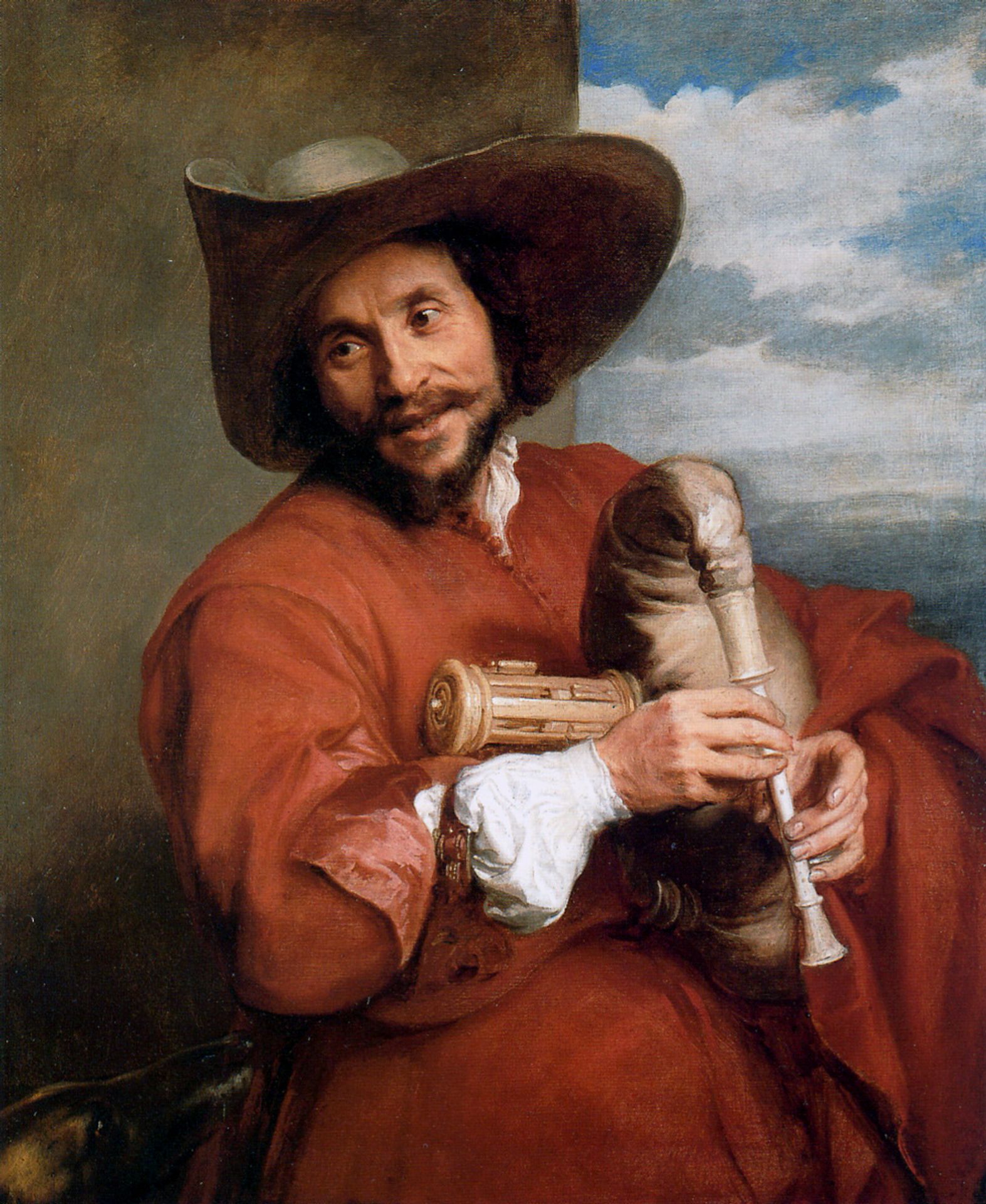 Franзois Langlois by Anthony van Dyck