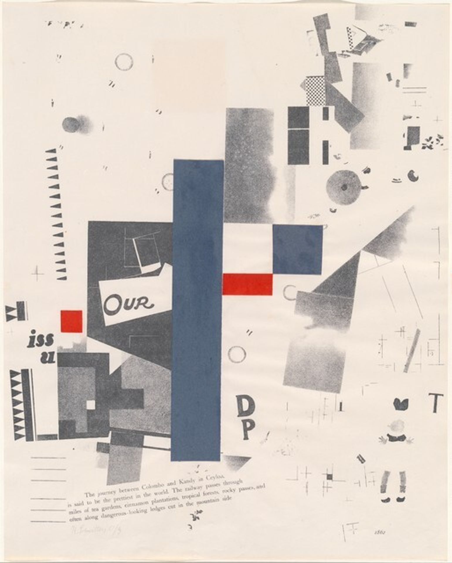 Merz 3 (0/3) by Kurt Schwitters