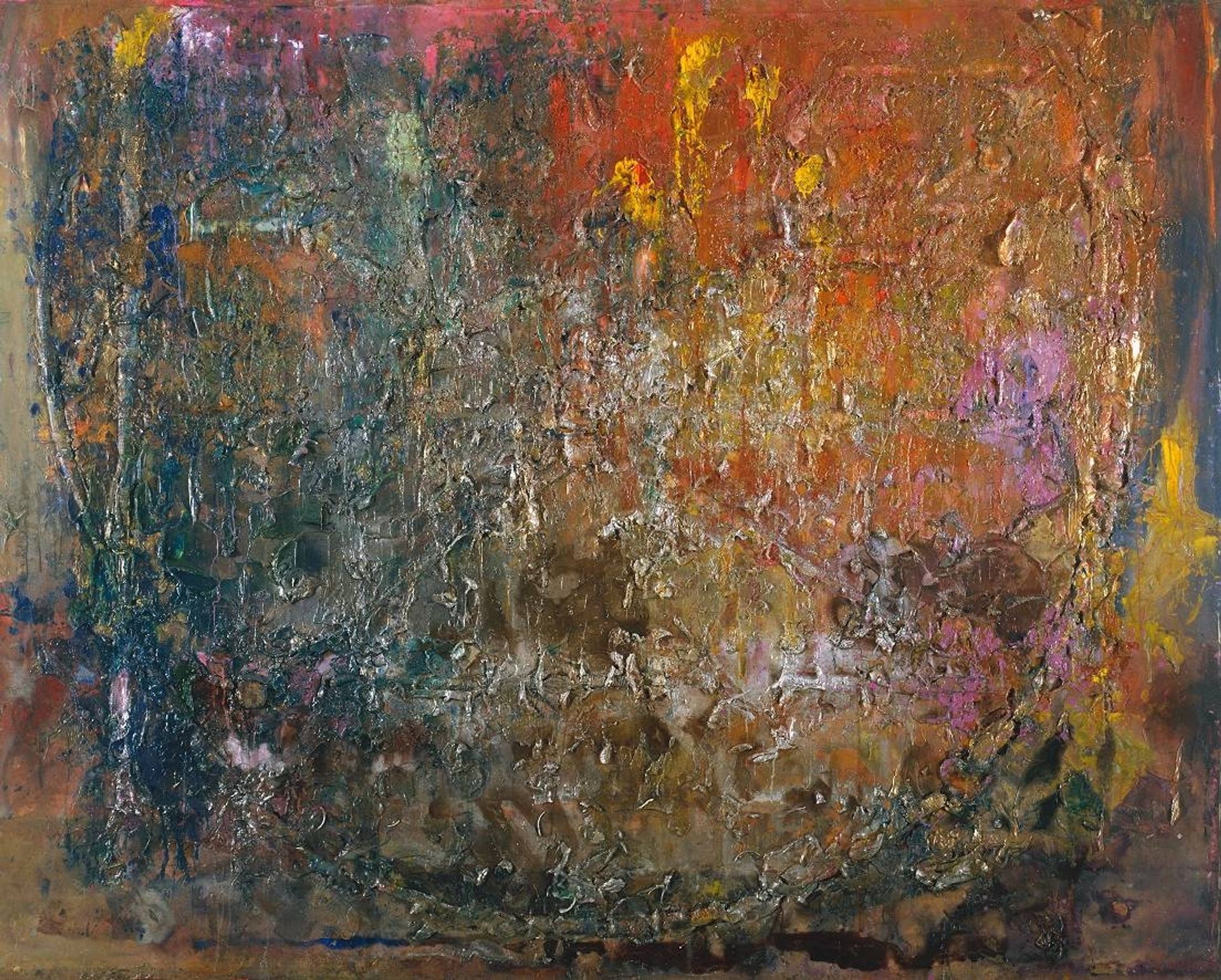 Spreadout Ron Kitaj by Frank Bowling
