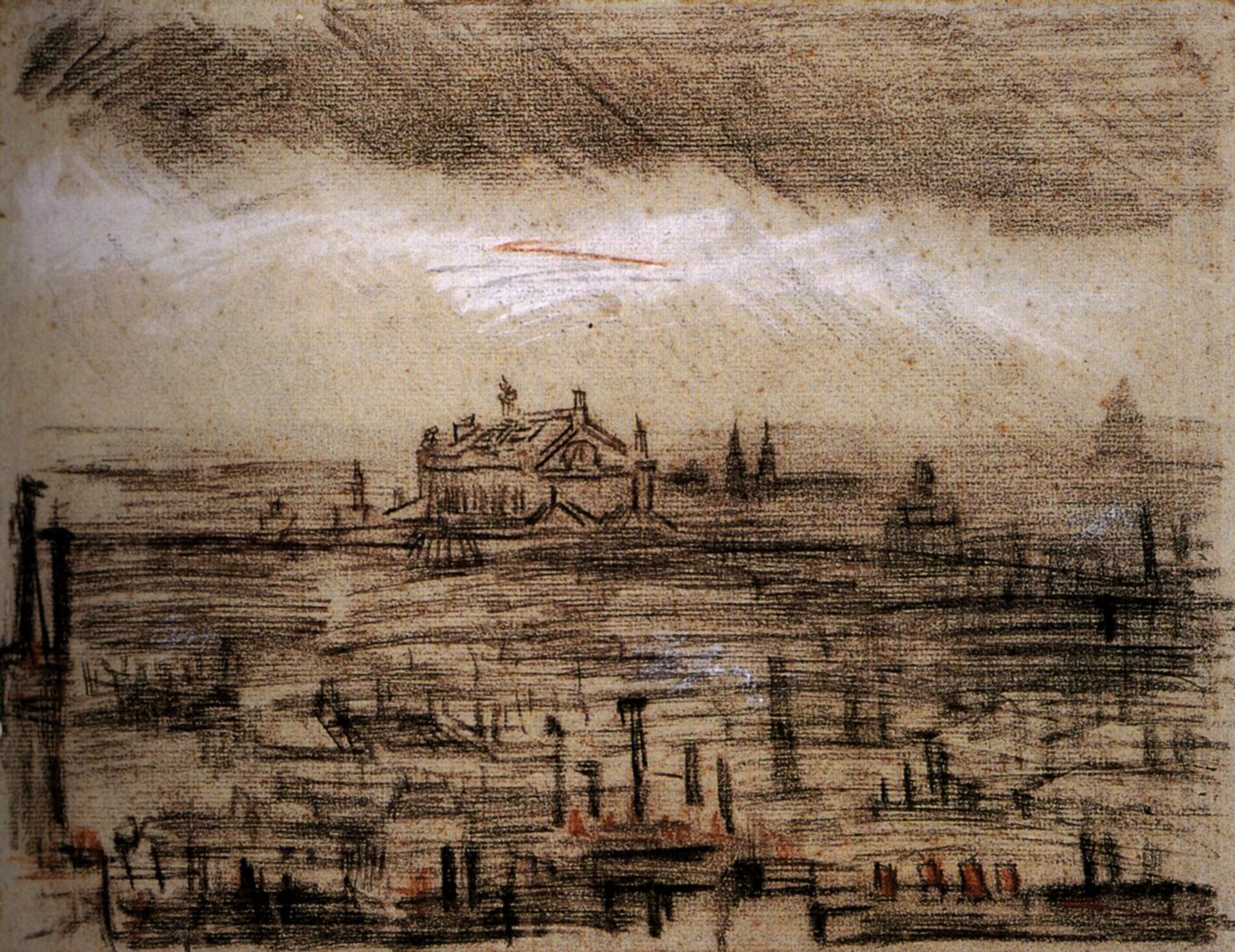A View of Paris with the Op by Vincent van Gogh