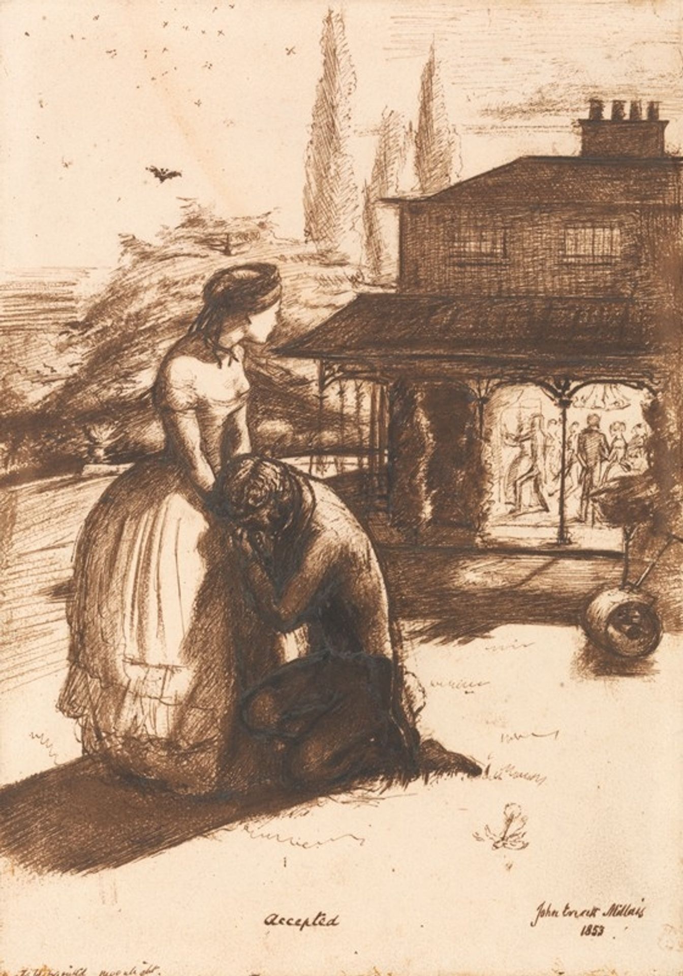 Accepted by Sir John Everett Millais