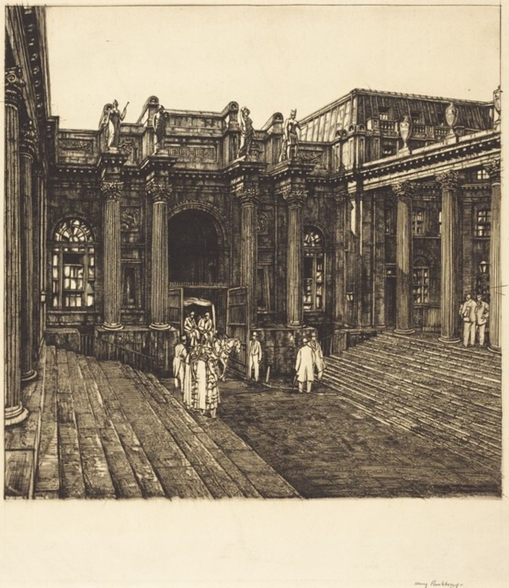 Lothbury Court, Bank of England by Henry Rushbury