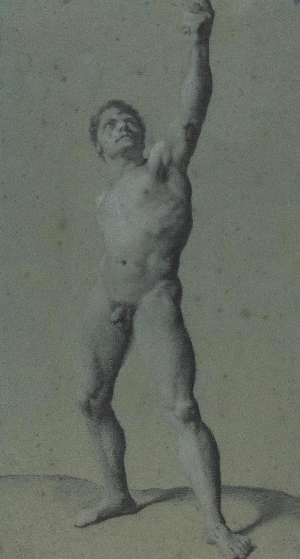 Male Nude Study by Pierre-Paul Prud'hon