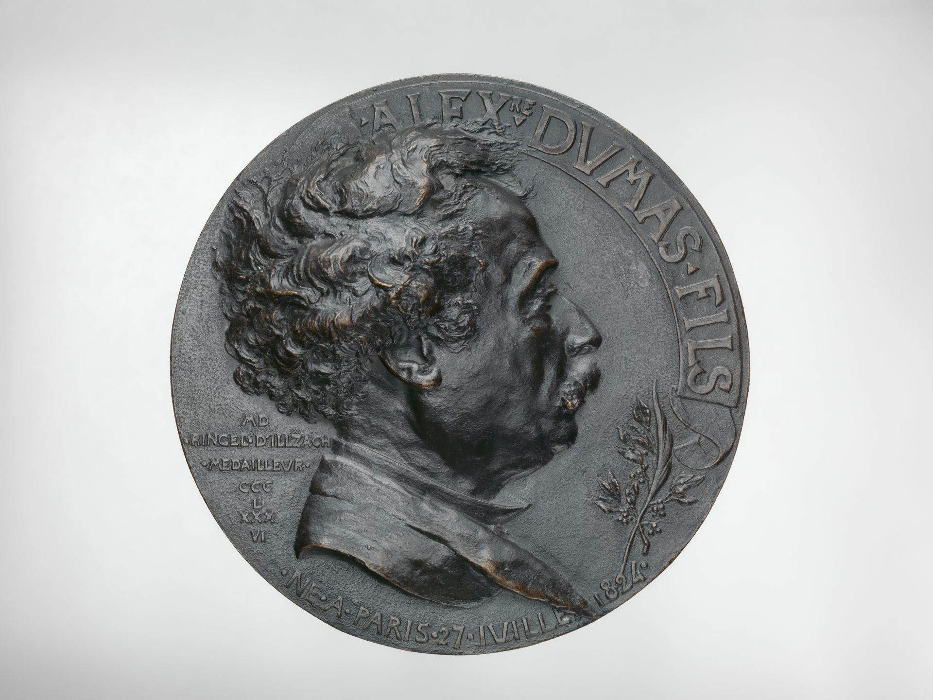 Alexandre Dumas fils (1824–1895) by Jean-Désiré Ringel d'Illzach