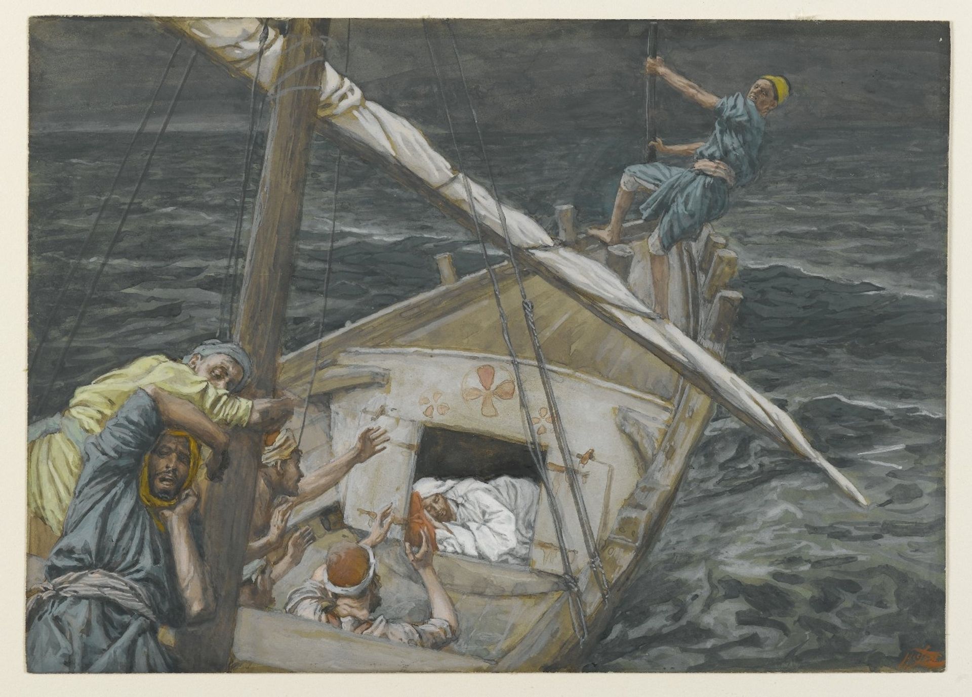 Jesus Sleeping During the Tempest by James Tissot