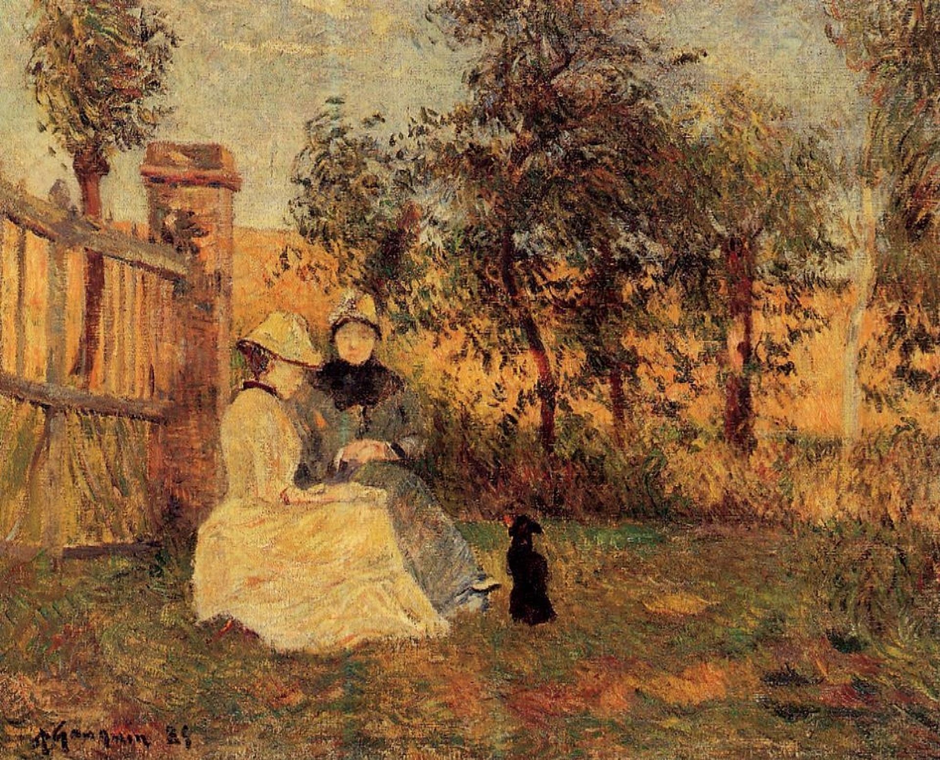 Conversation by Paul Gauguin