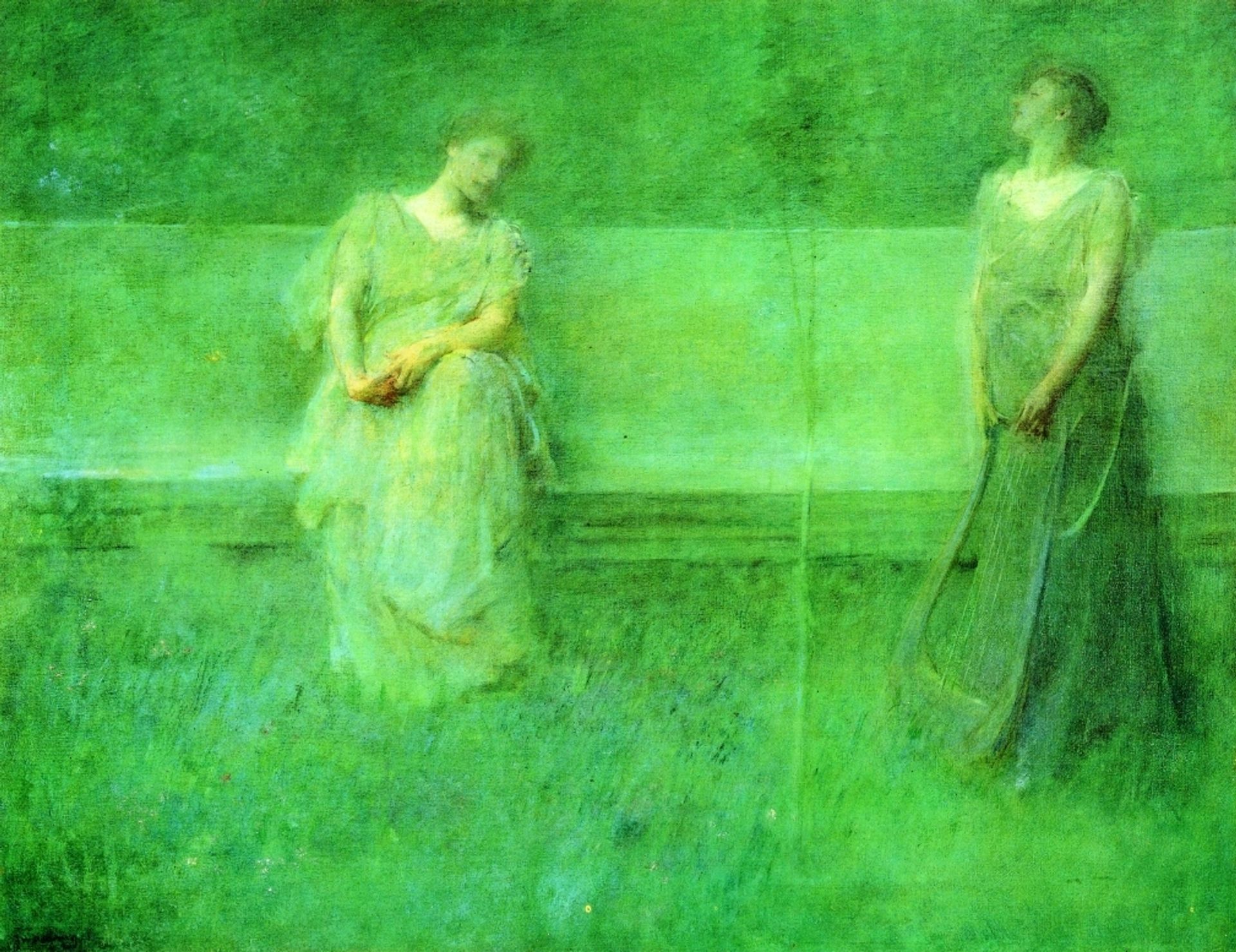 The Song by Thomas Wilmer Dewing