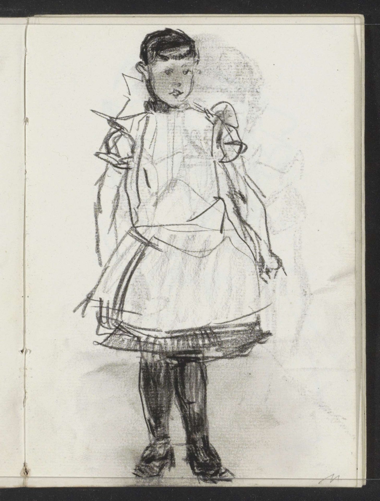 Staand meisje by Isaac Israels