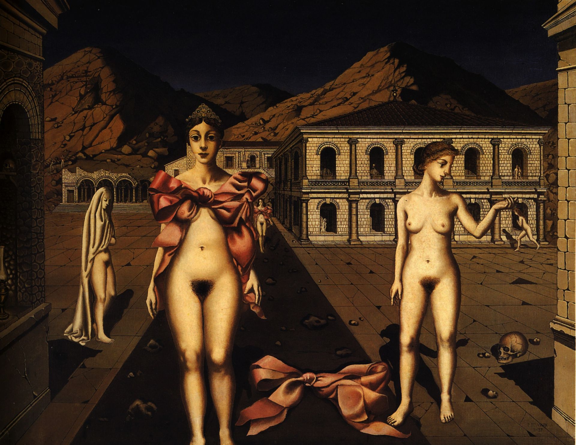 Nodes Rose by Paul Delvaux