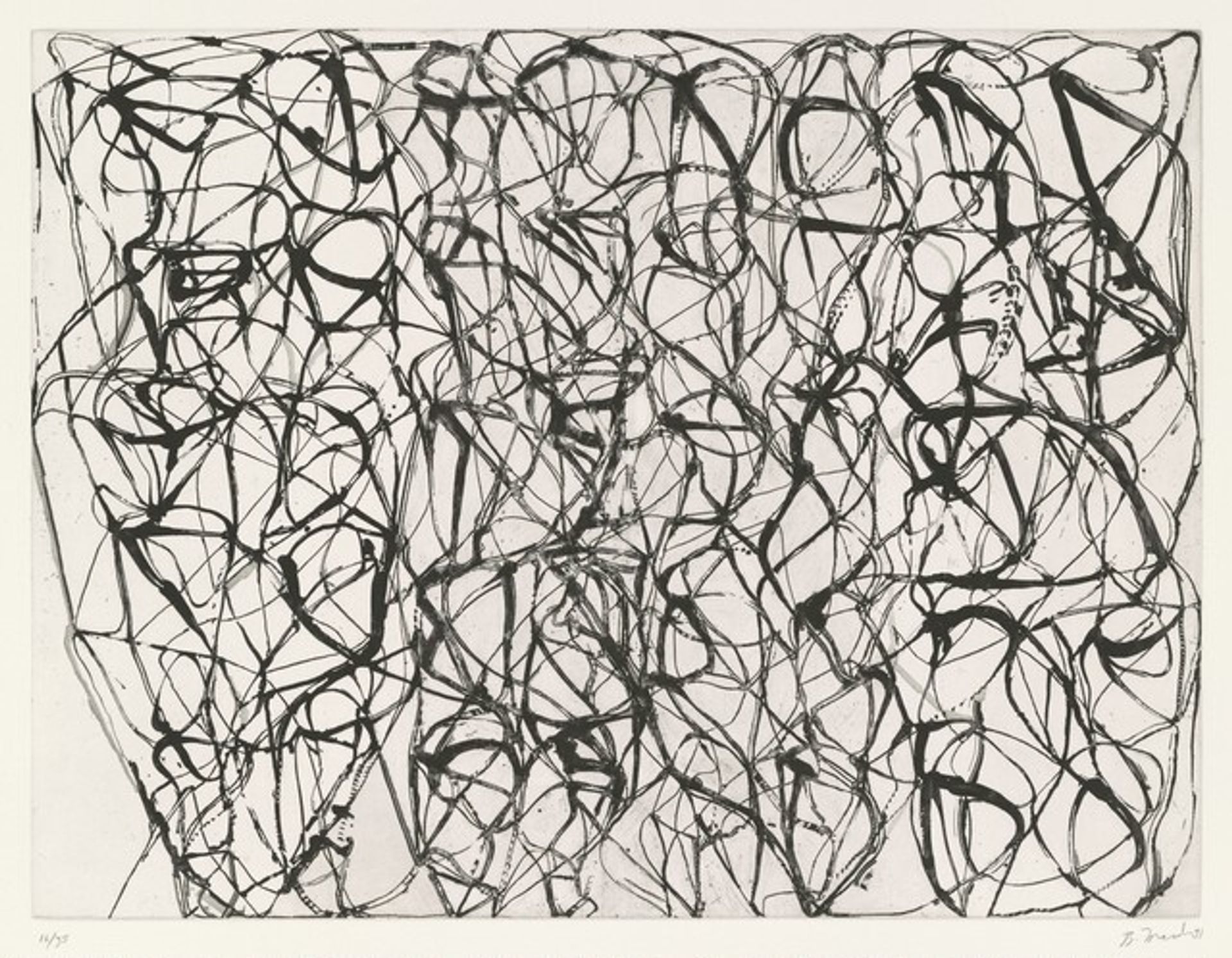 Zen Study 4 by Brice Marden