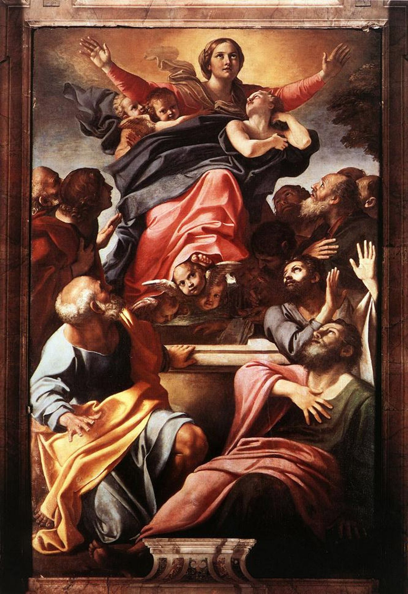 Assumption of the Virgin Mary by Annibale Carracci
