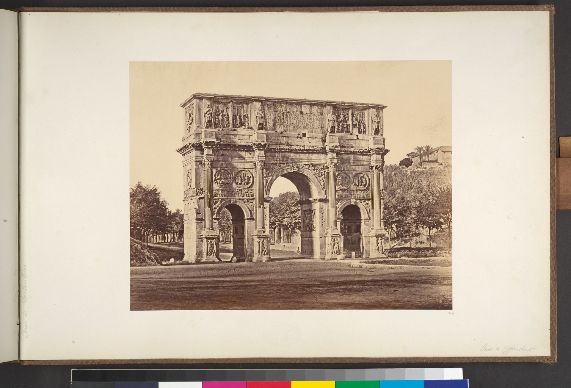 Arco di Constantino by Eugène Constant