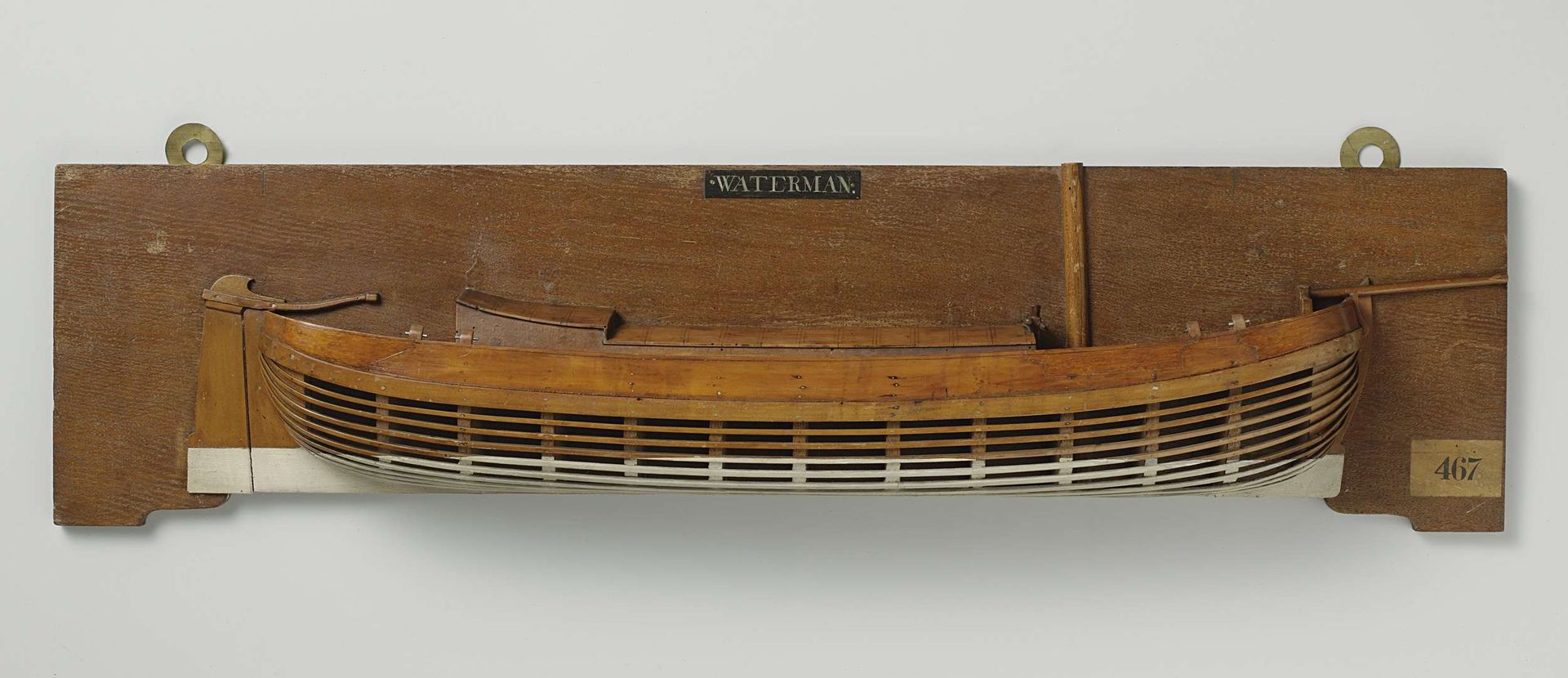 Half Model of a Working Craft by Anonymous