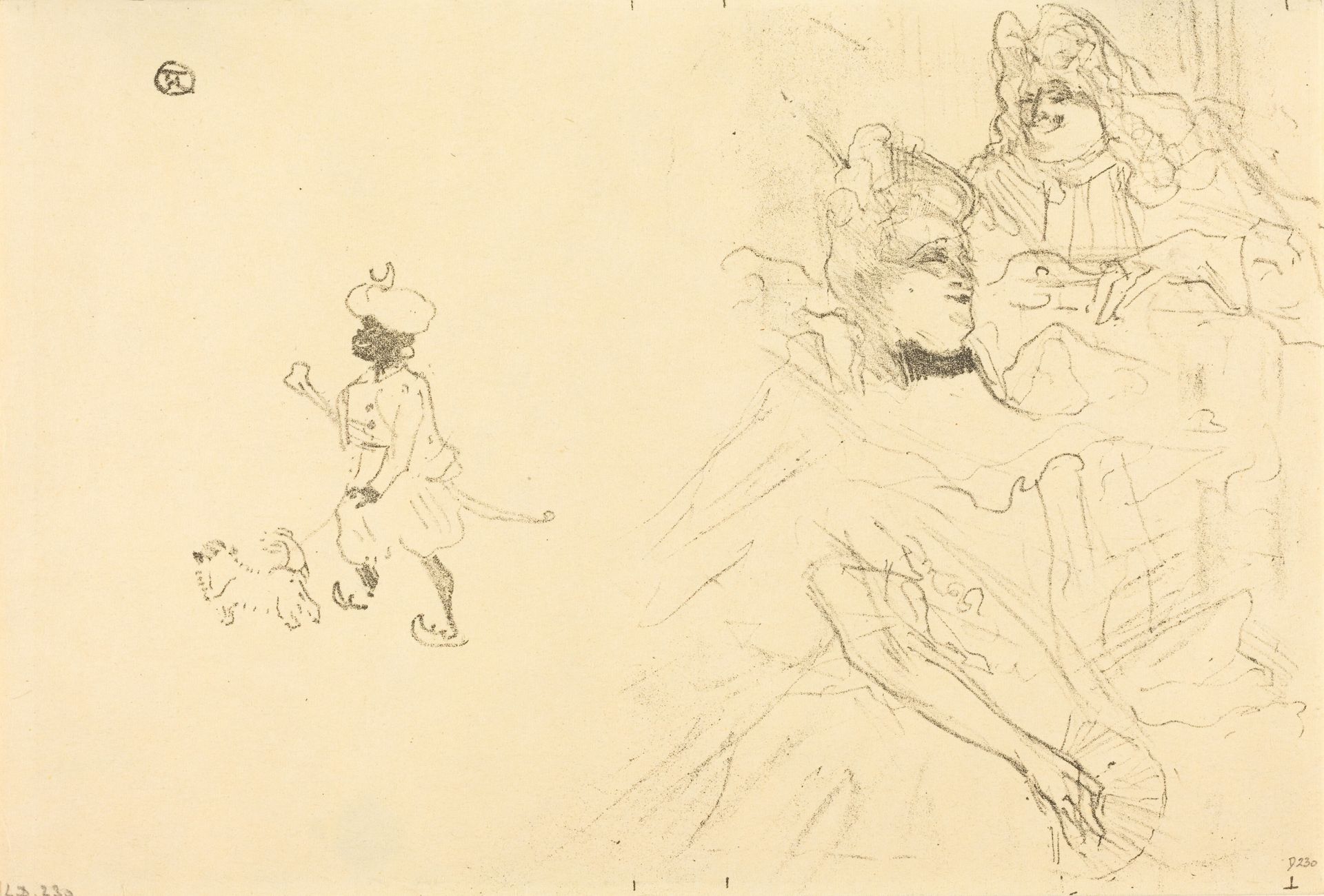Cover for "L'example de Ninon de Lenclos amoureuse" by Henri de Toulouse-Lautrec