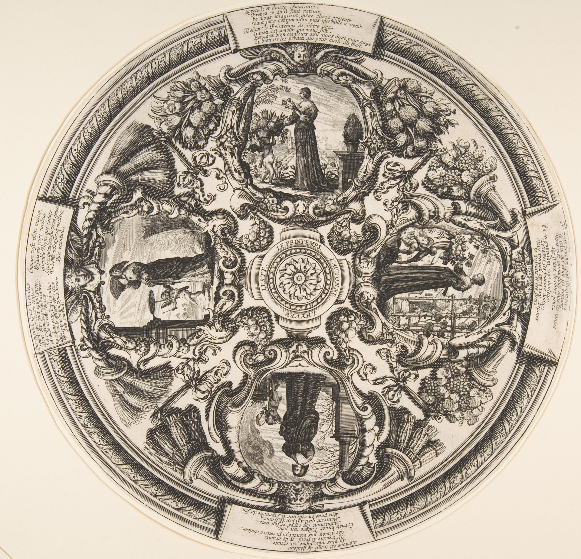 The Four Seasons by Abraham Bosse