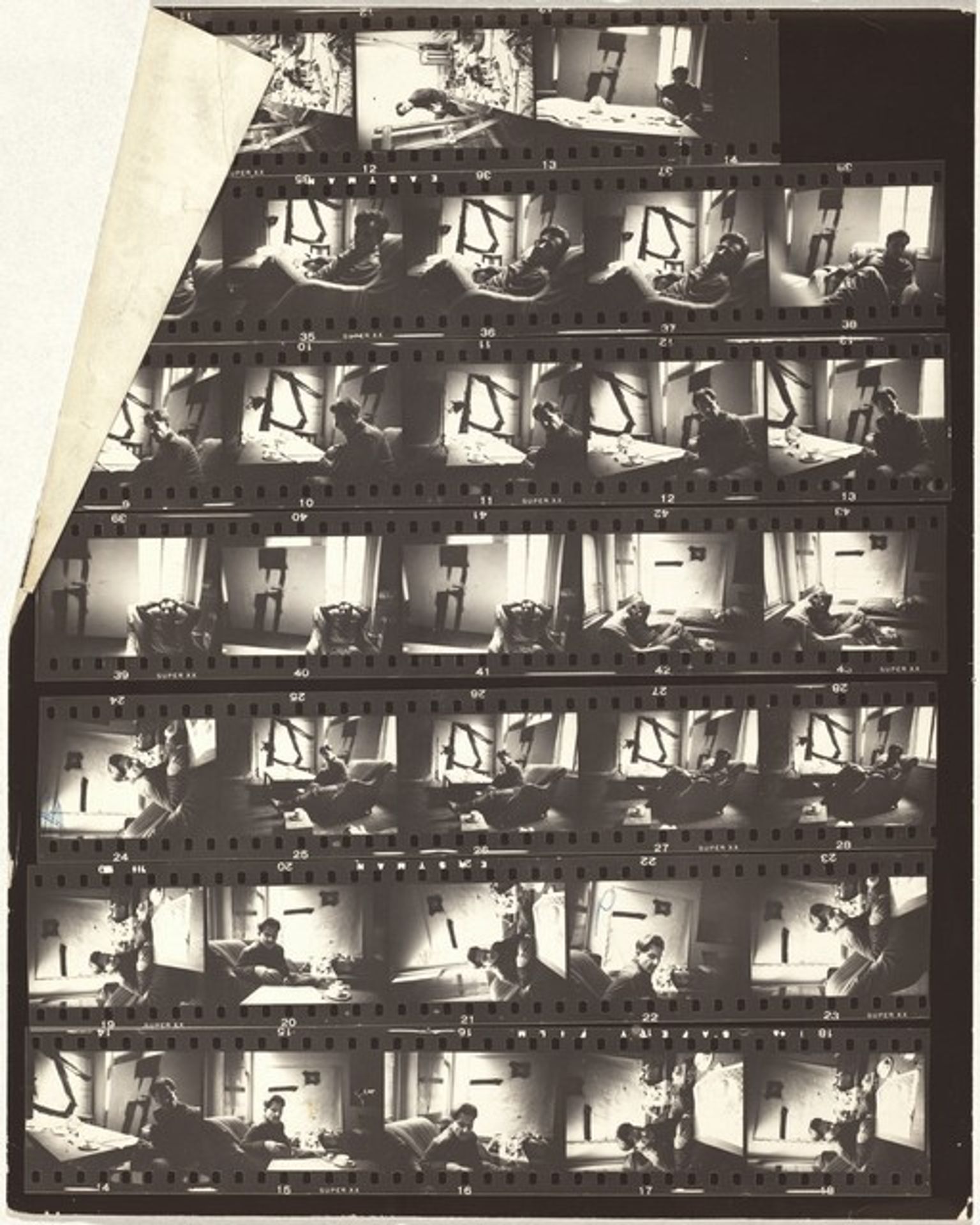 Franz Kline no number by Robert Frank