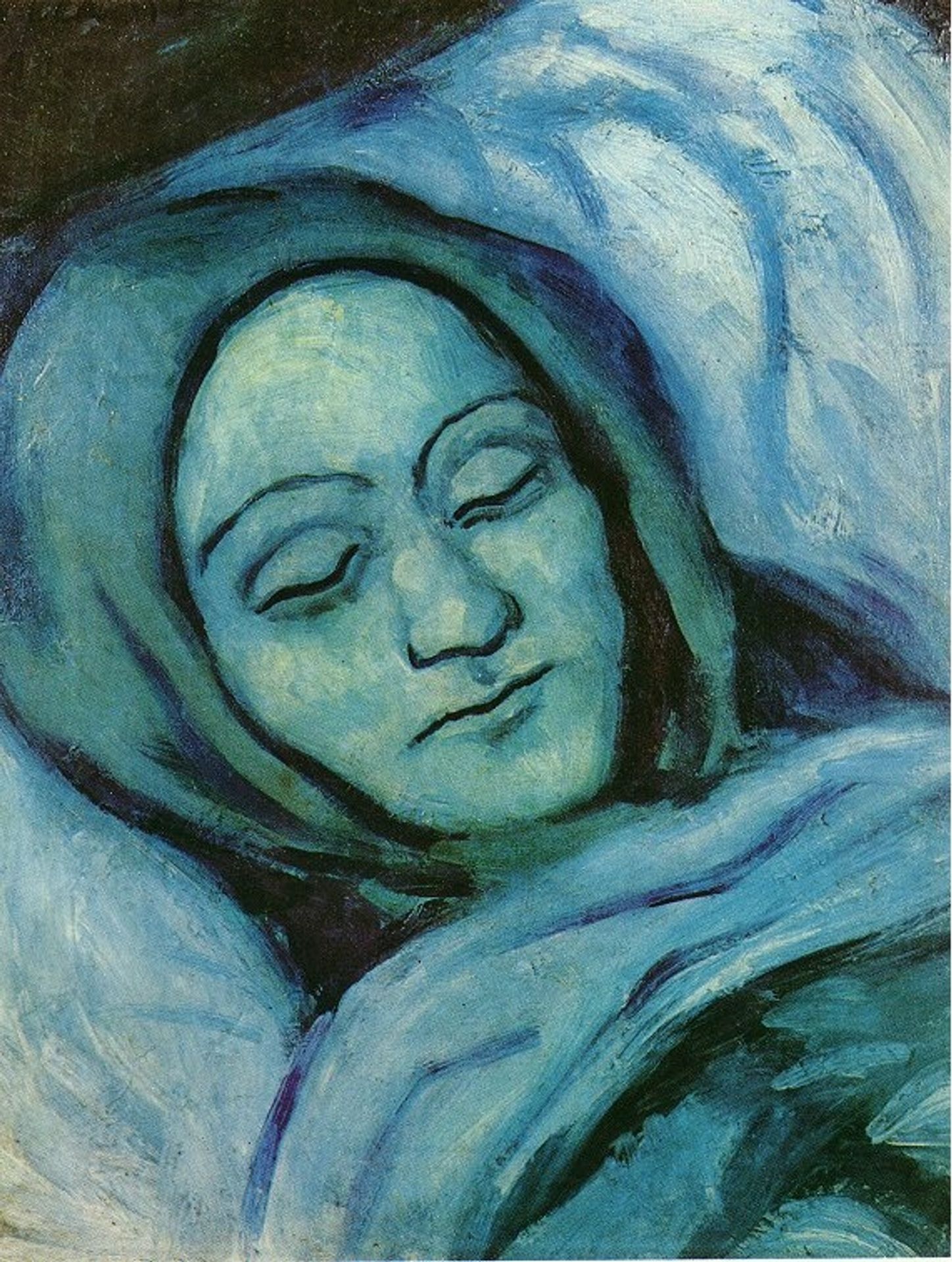 Head of dead woman by Pablo Picasso
